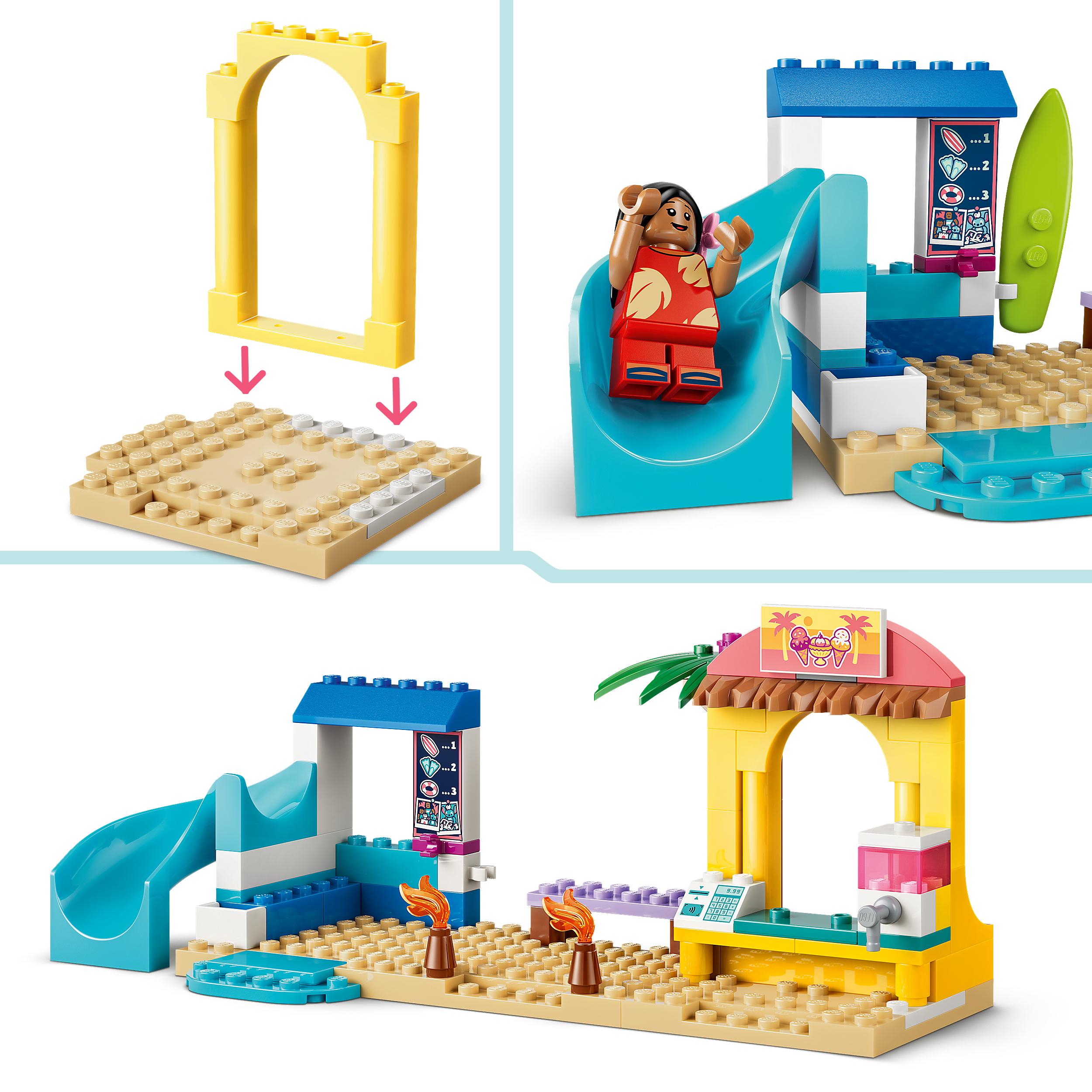Voir la diapositive 4 : LEGO Disney 43280 - Jeux de plage avec Lilo et Stitch