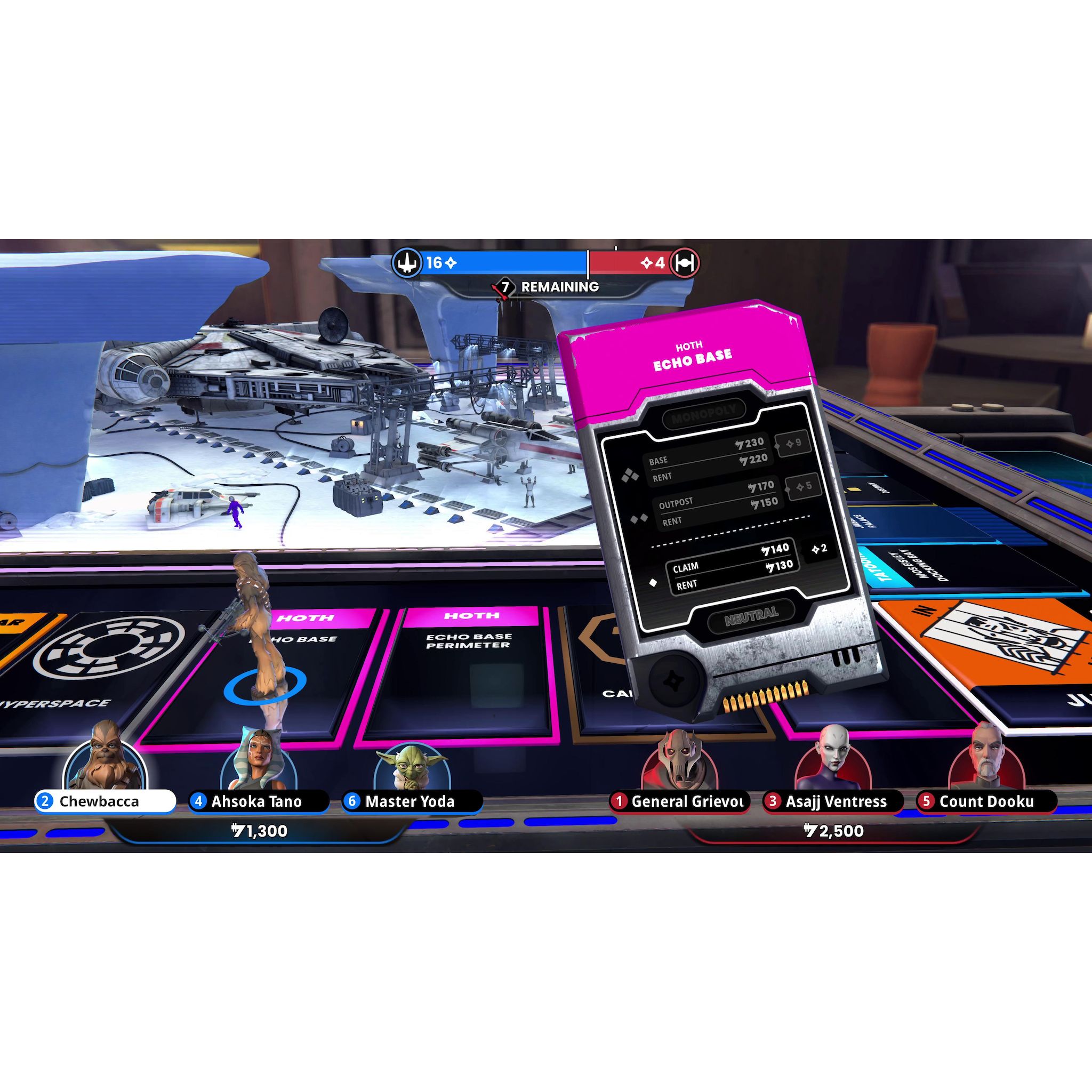 Voir la diapositive 4 : Monopoly Star Wars Heroes Vs Villains PS5