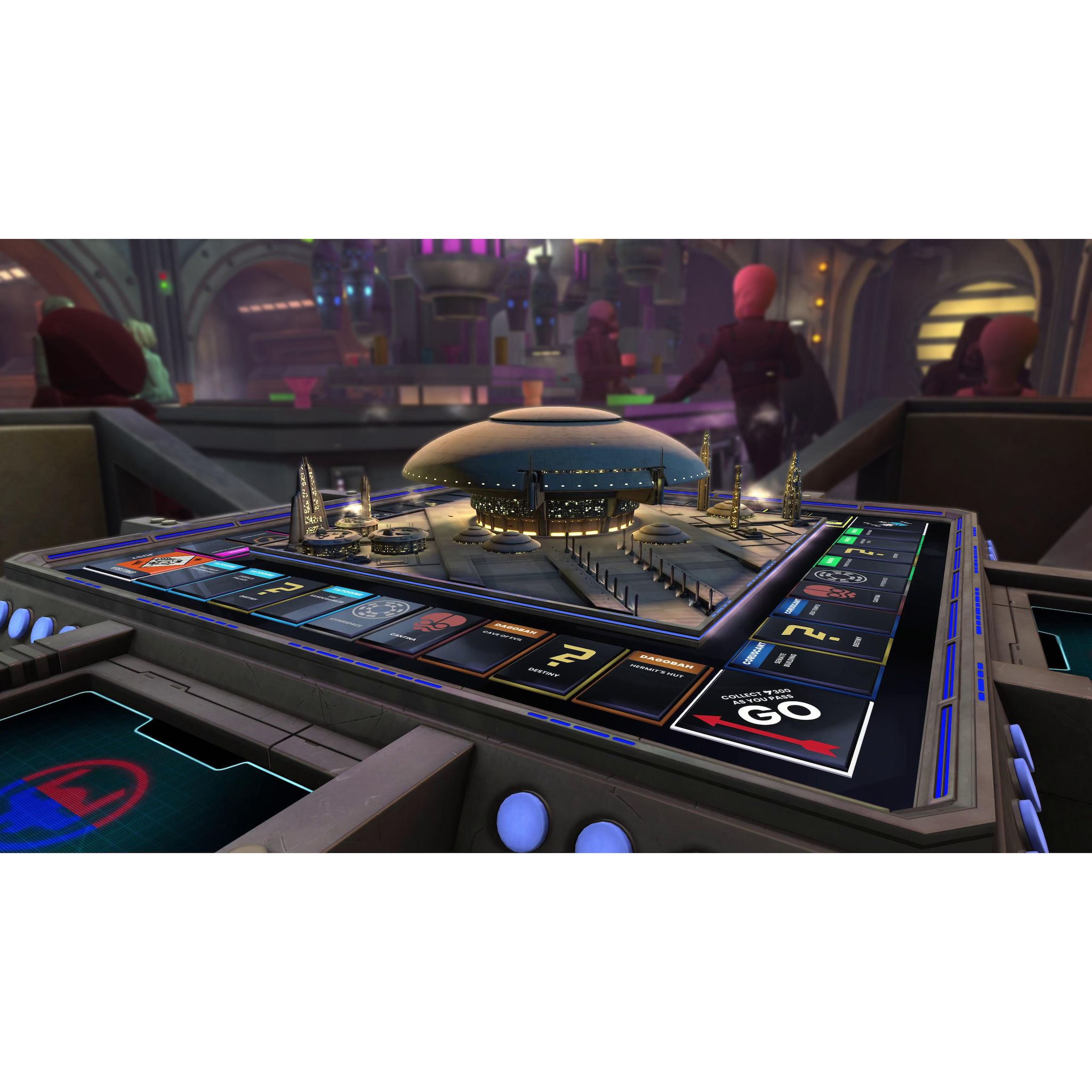 Voir la diapositive 5 : Monopoly Star Wars Heroes Vs Villains PS5