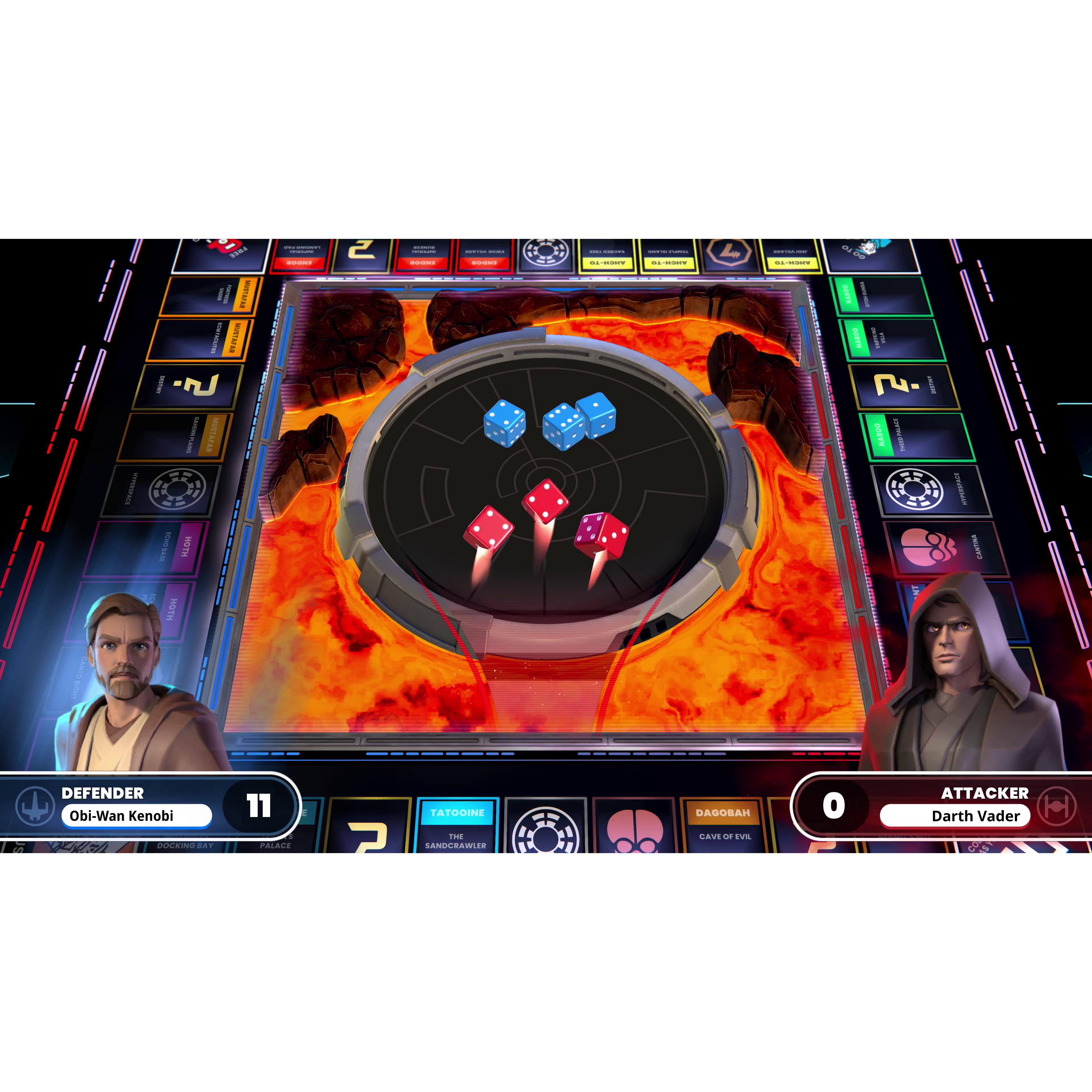 Voir la diapositive 8 : Monopoly Star Wars Heroes Vs Villains PS5
