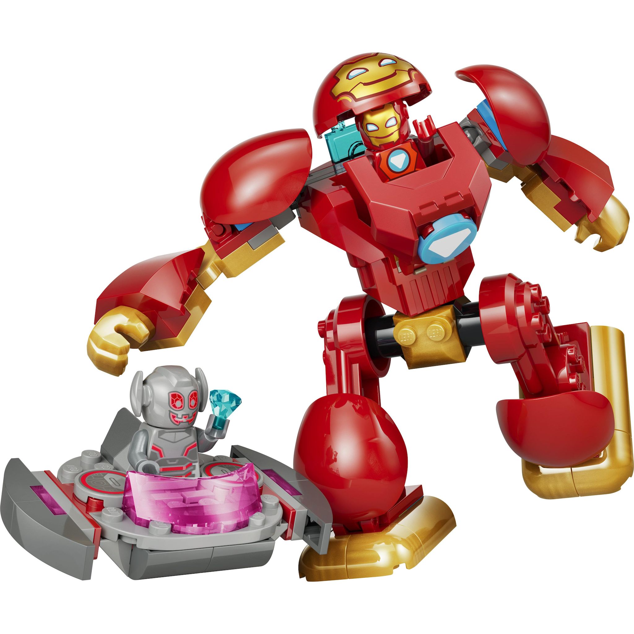 Voir la diapositive 2 : LEGO Marvel 11209 - Ultron vs Iron Man Disney Junior