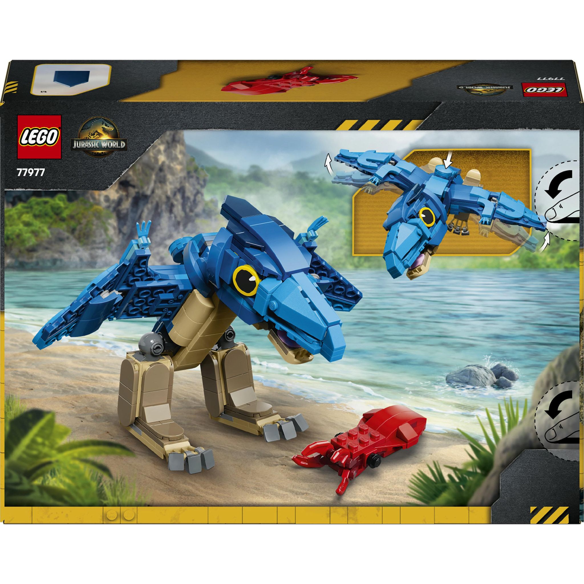 Voir la diapositive 3 : LEGO Jurassic World 77977 - Bébé dinosaure : Le Ptéranodon