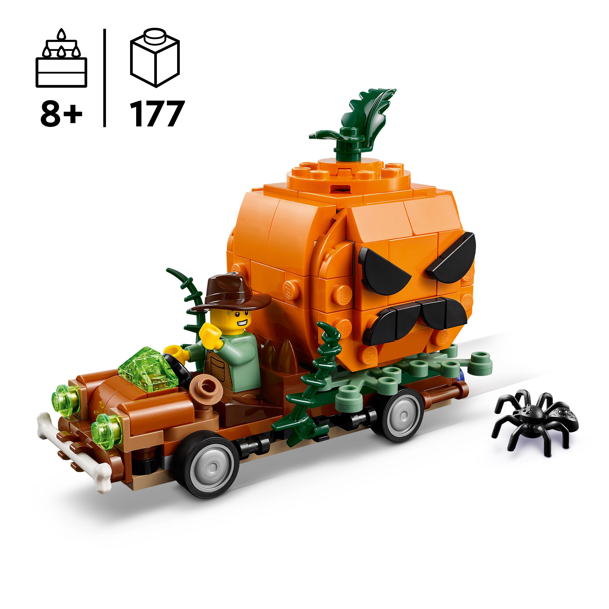Voir la diapositive 3 : LEGO Halloween 40822 - La camionnette de la citrouille d'HAlloween