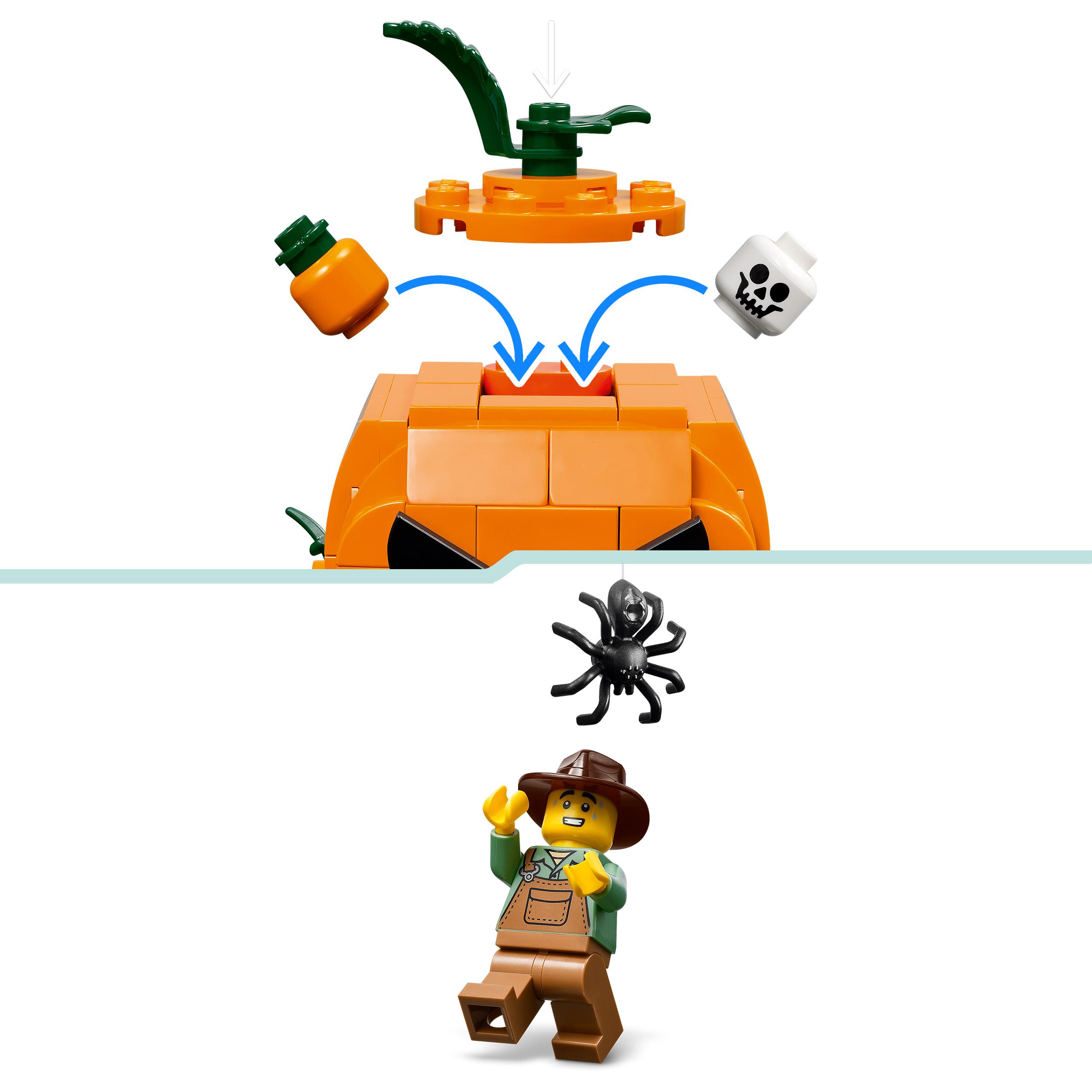 Voir la diapositive 5 : LEGO Halloween 40822 - La camionnette de la citrouille d'HAlloween