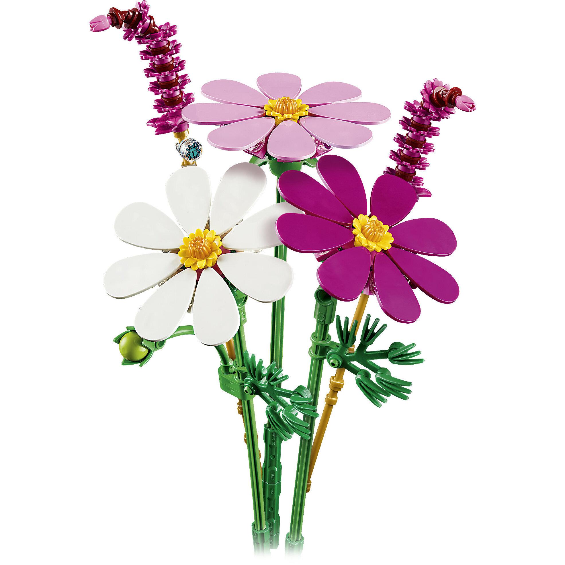Voir la diapositive 2 : LEGO LEGO Botanicals 11514 Les Cosmos - Set de Petit Bouquet Artificiel dès 9 ans - Décoration