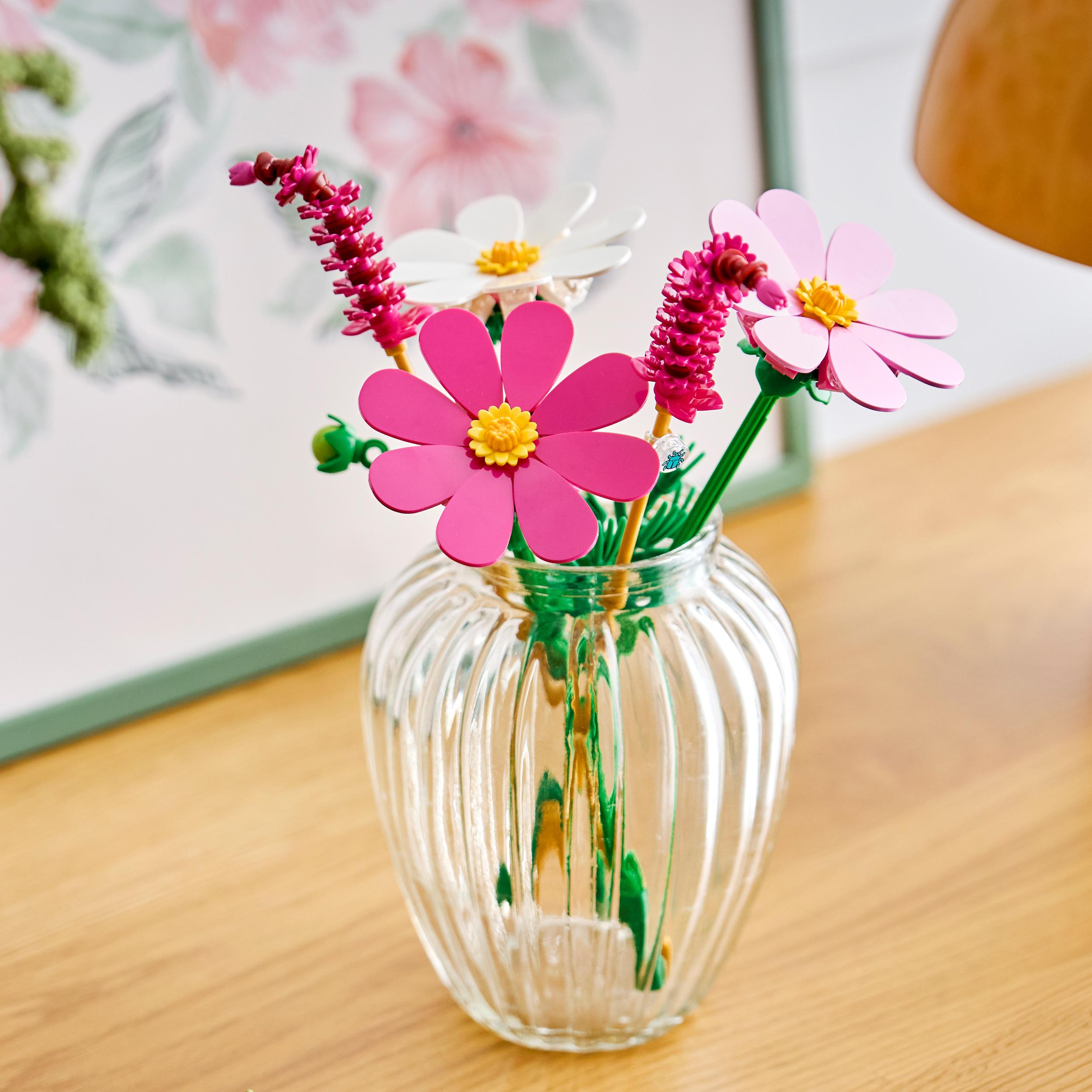 Voir la diapositive 6 : LEGO LEGO Botanicals 11514 Les Cosmos - Set de Petit Bouquet Artificiel dès 9 ans - Décoration
