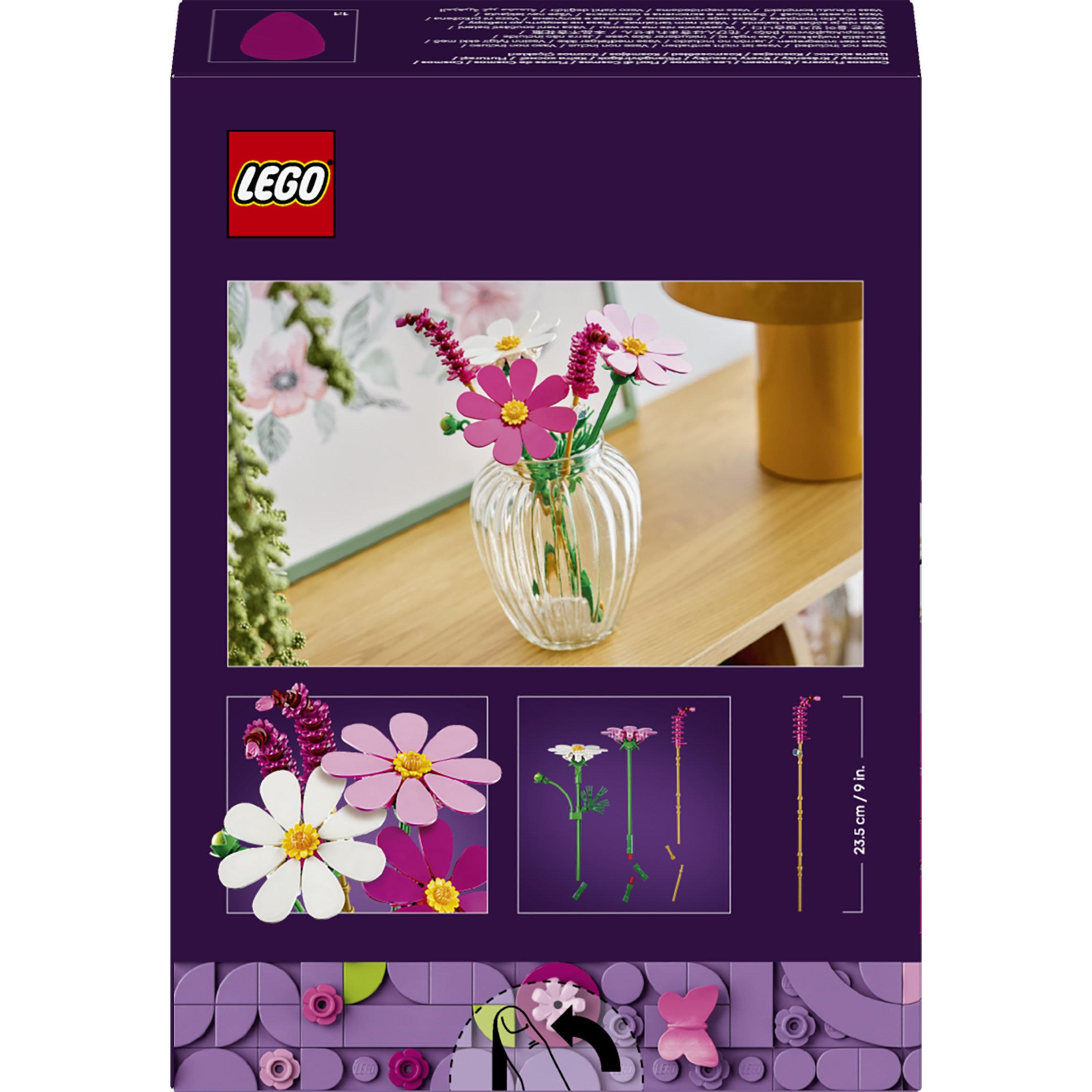 Voir la diapositive 7 : LEGO LEGO Botanicals 11514 Les Cosmos - Set de Petit Bouquet Artificiel dès 9 ans - Décoration