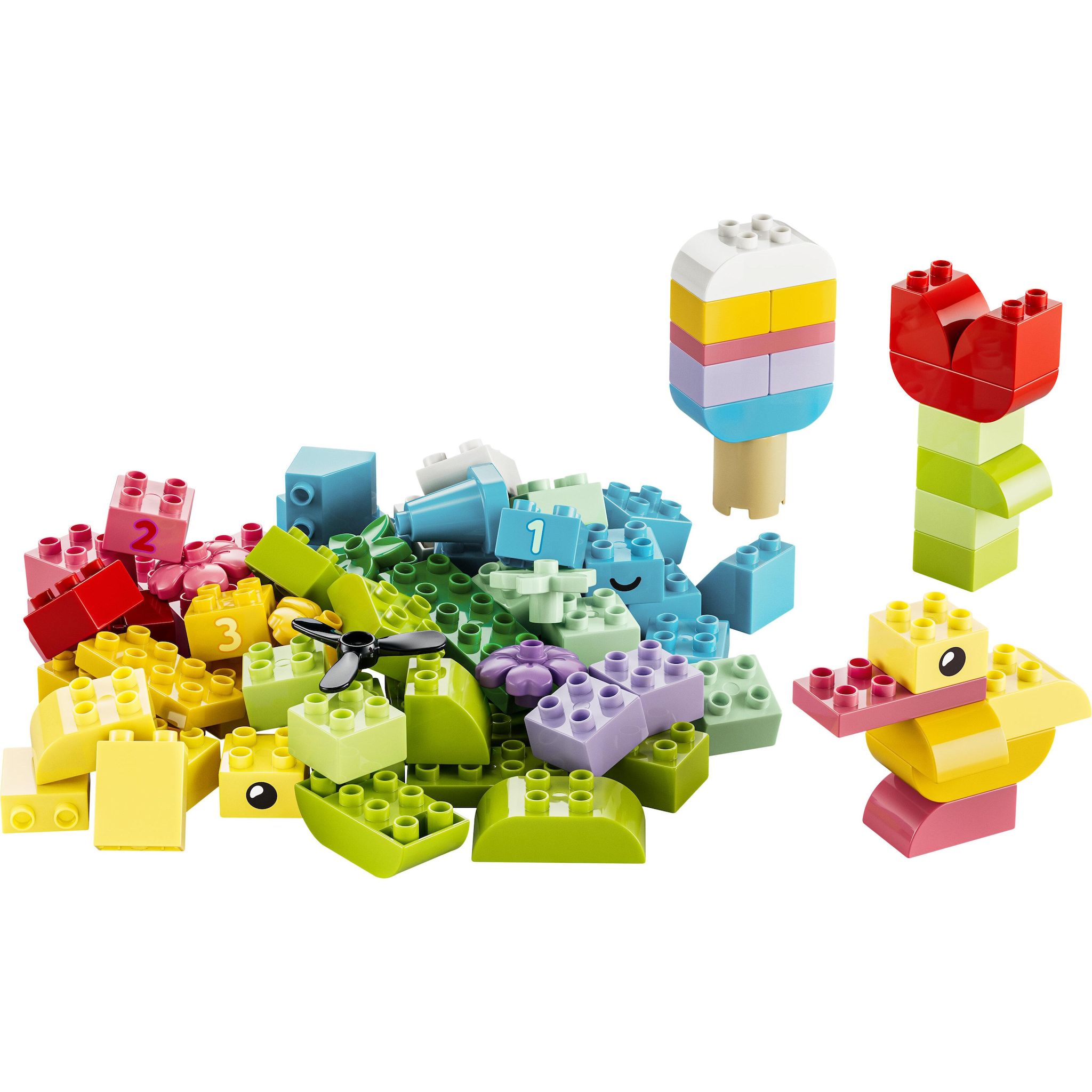 Voir la diapositive 2 : LEGO LEGO DUPLO Classic 10479 Boîte Créative Colorée - Jeu Éducatif 18 mois - Motricité Fine