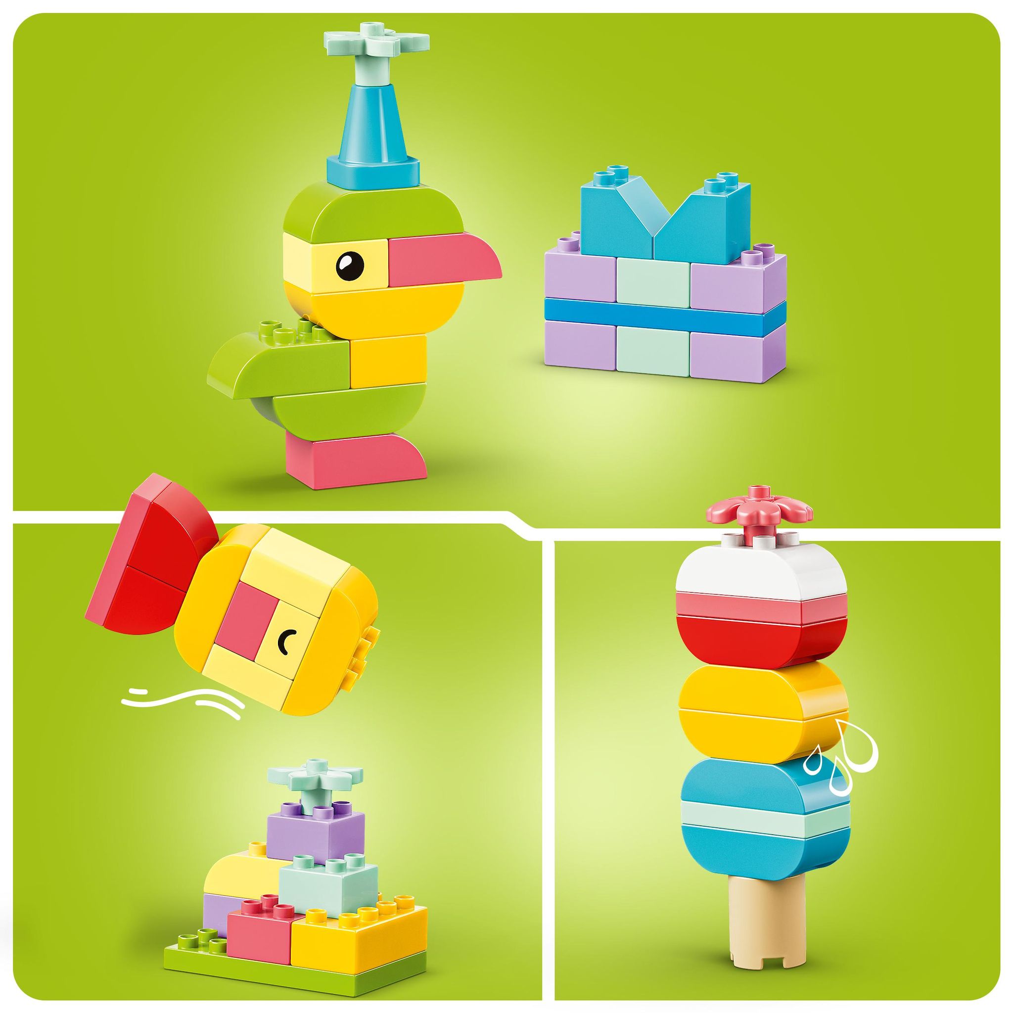 Voir la diapositive 4 : LEGO LEGO DUPLO Classic 10479 Boîte Créative Colorée - Jeu Éducatif 18 mois - Motricité Fine