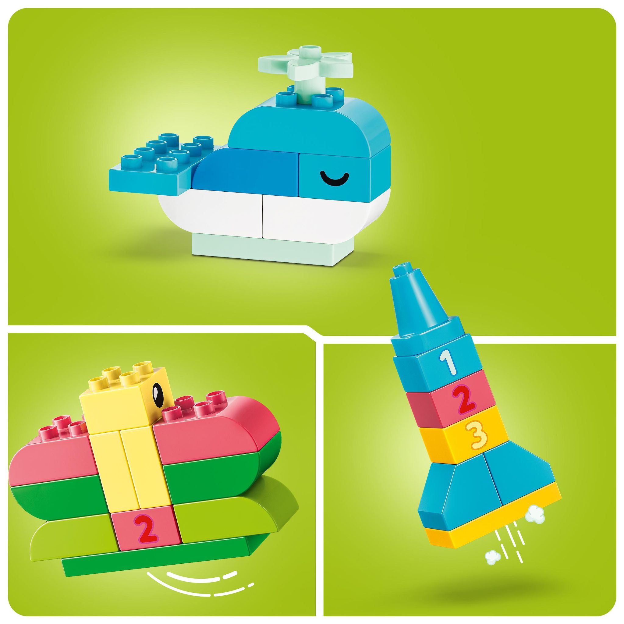Voir la diapositive 5 : LEGO LEGO DUPLO Classic 10479 Boîte Créative Colorée - Jeu Éducatif 18 mois - Motricité Fine