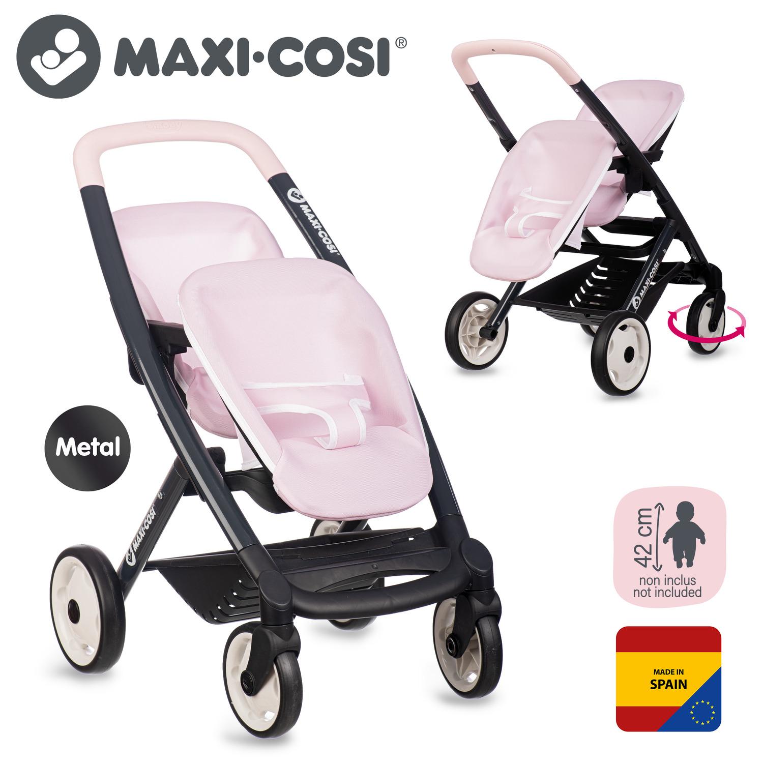 Voir la diapositive 3 : SMOBY Poussette Jumeaux Maxi Cosy