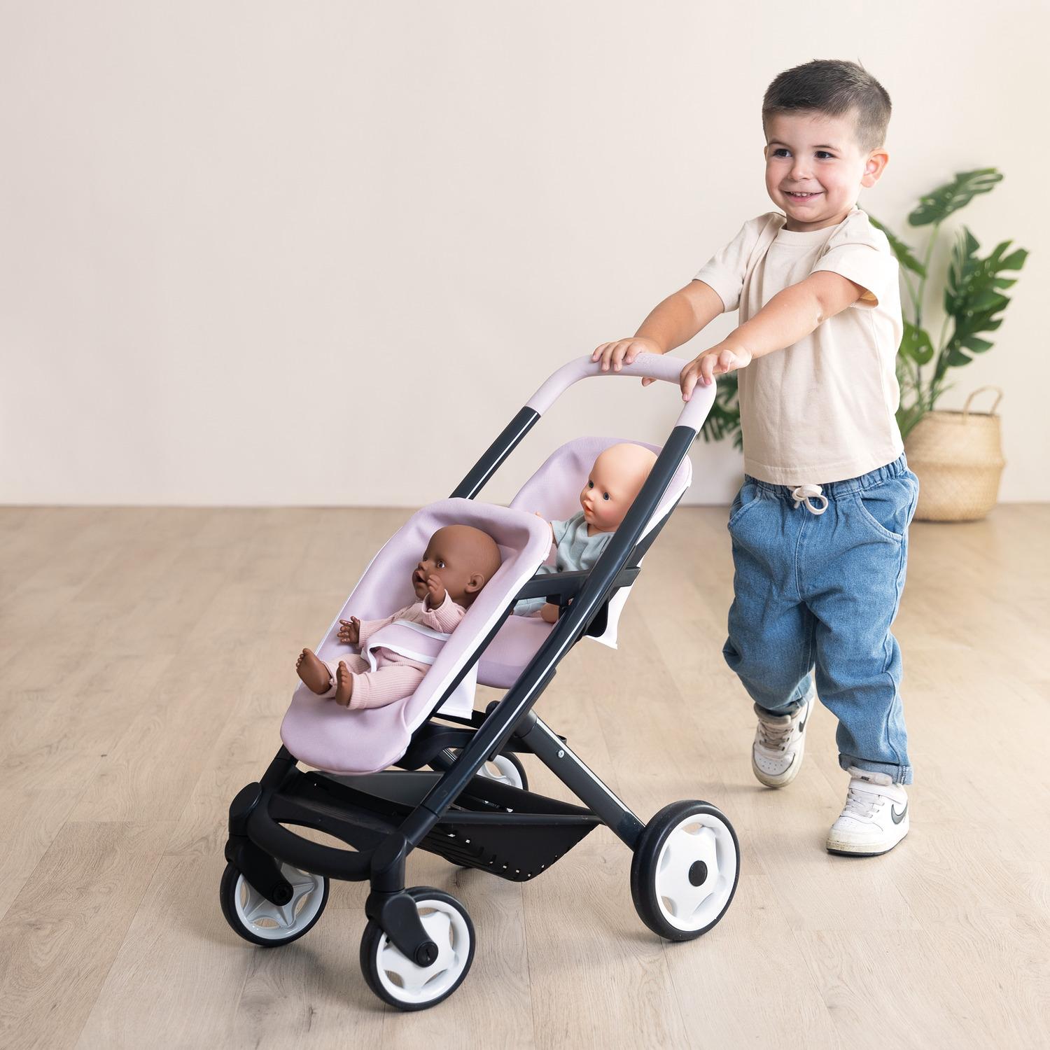 Voir la diapositive 4 : SMOBY Poussette Jumeaux Maxi Cosy
