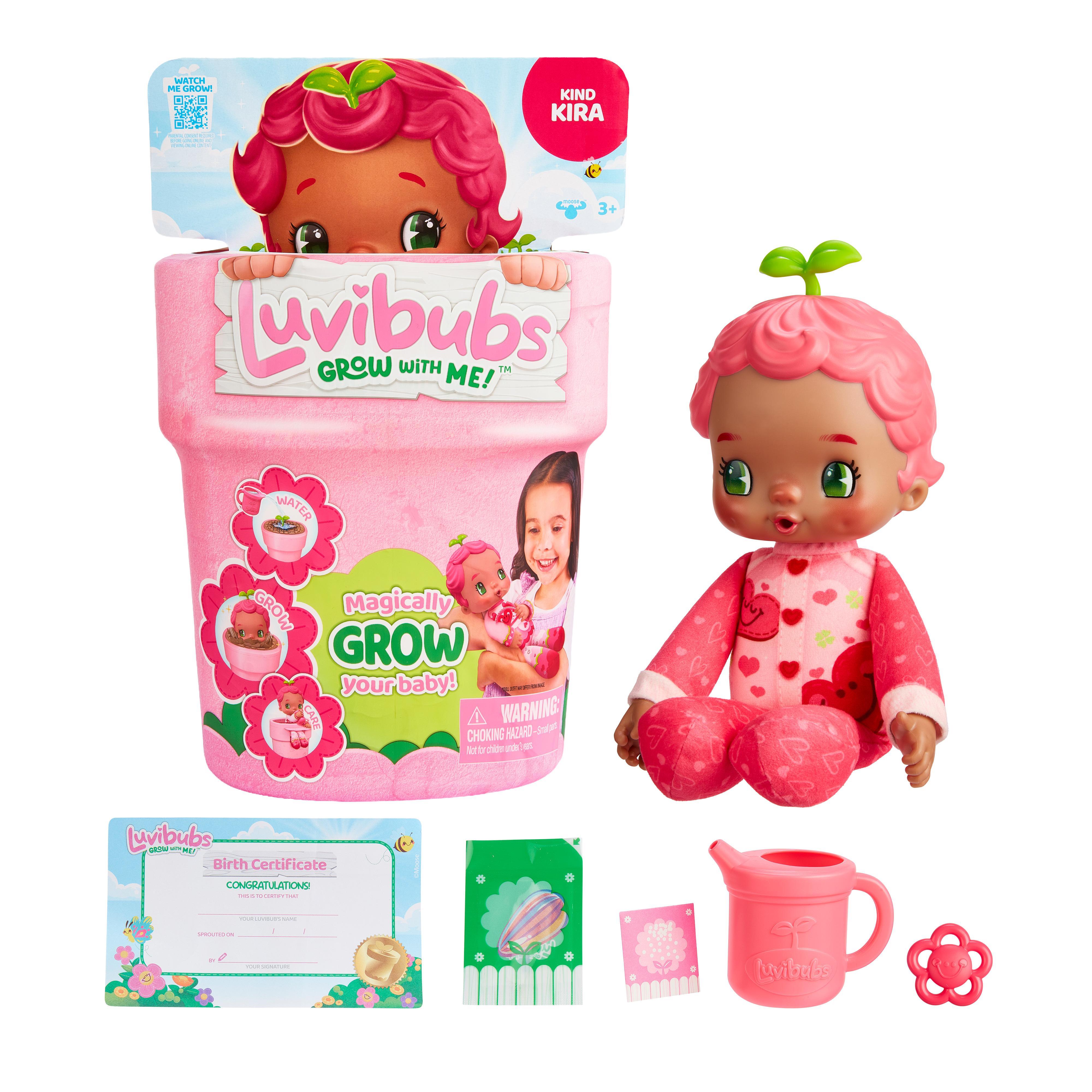 Voir la diapositive 3 : MOOSE Poupon Luvibubs rose - Kira