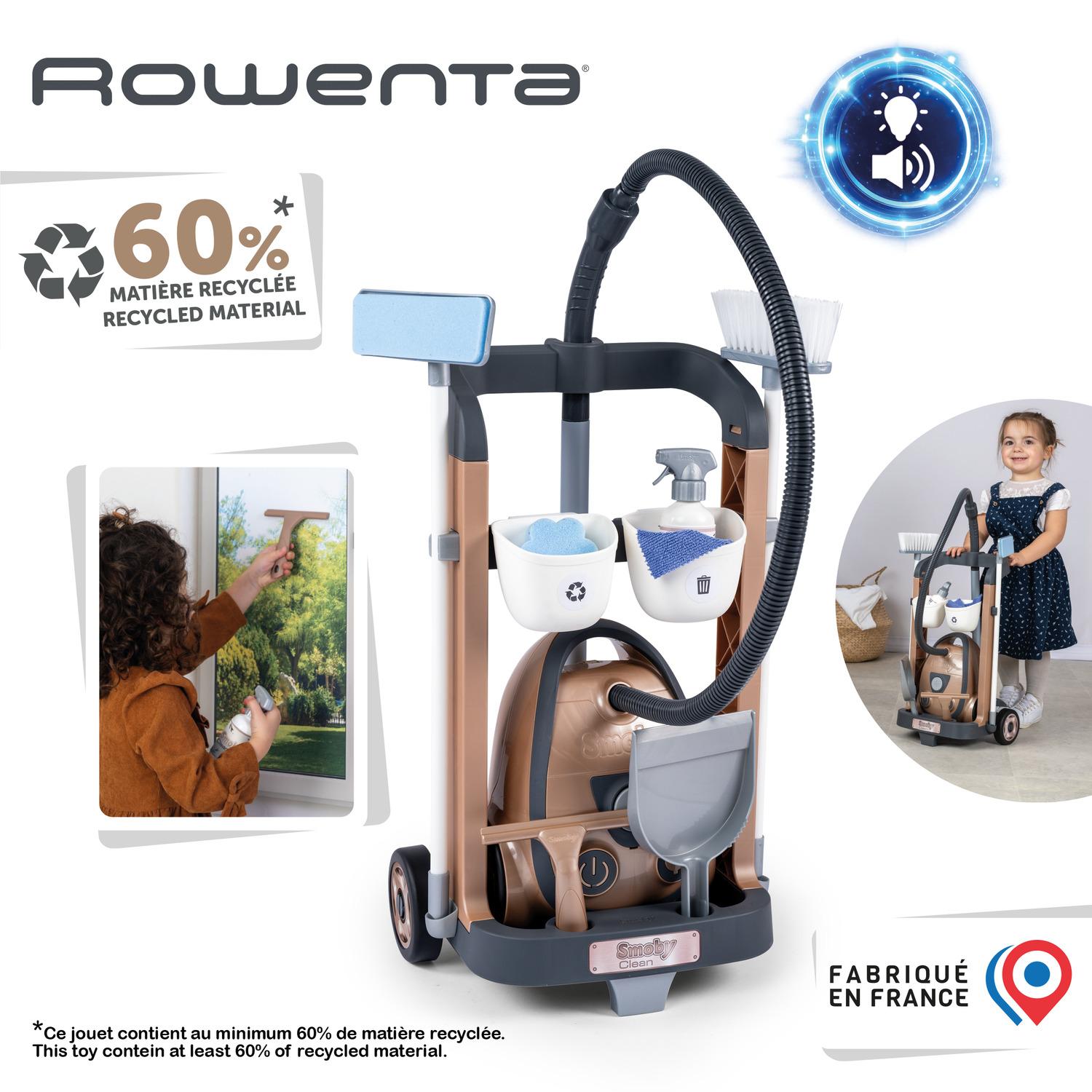 Voir la diapositive 2 : SMOBY Chariot Ménage + Aspirateur