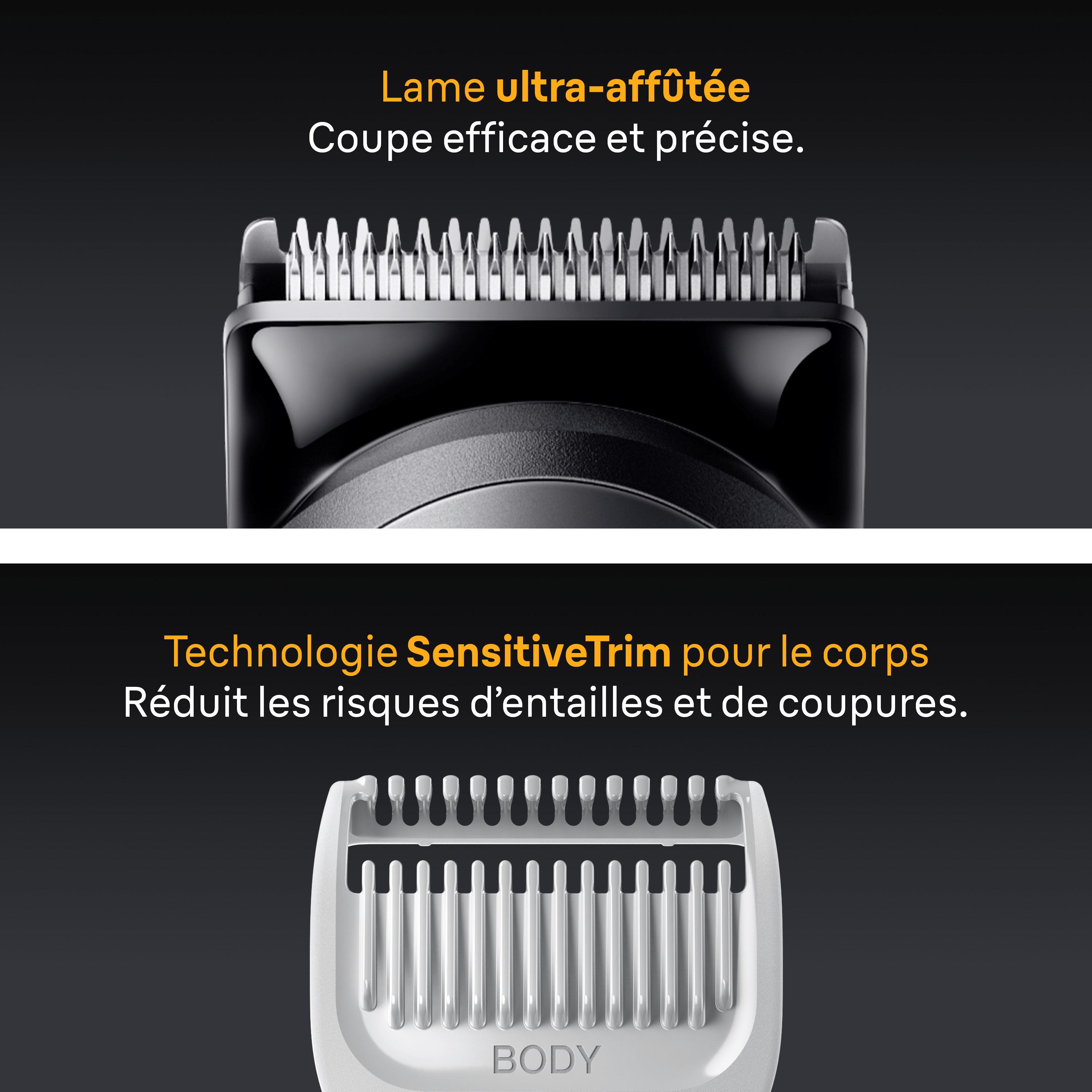 Voir la diapositive 4 : BRAUN Tondeuse multifonction 7 en 1 AIO5520 - Noir
