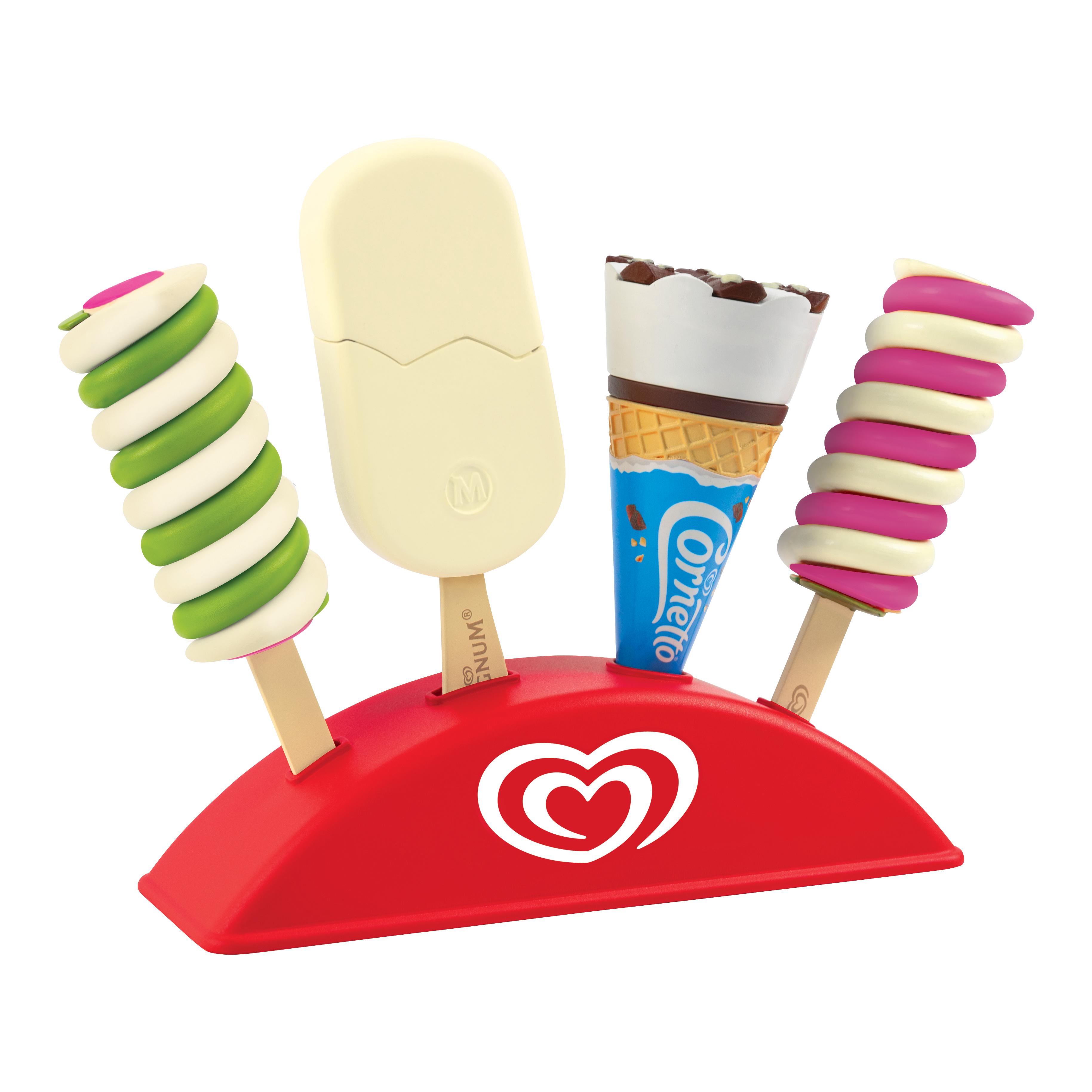 CASDON Stand de 4 glaces Miko