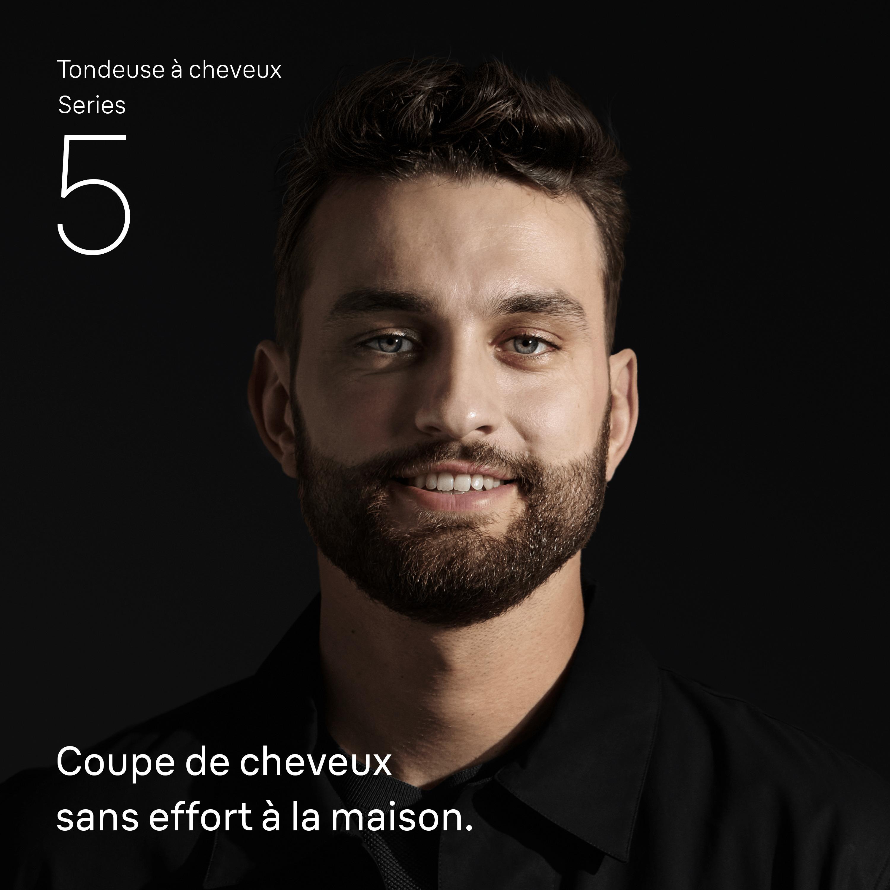 Voir la diapositive 2 : BRAUN Tondeuse cheveux HC5510 - Noir