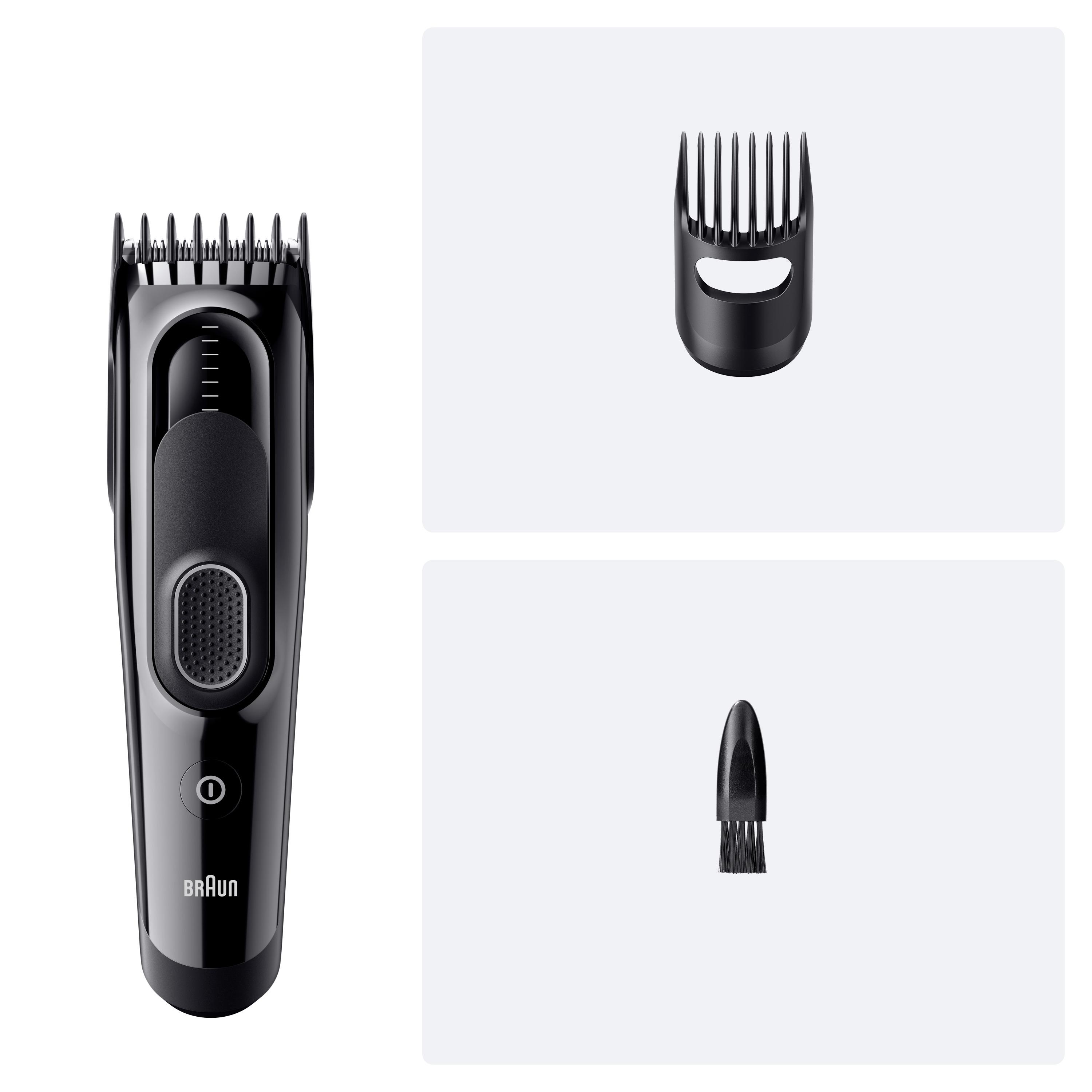 Voir la diapositive 6 : BRAUN Tondeuse cheveux HC5510 - Noir
