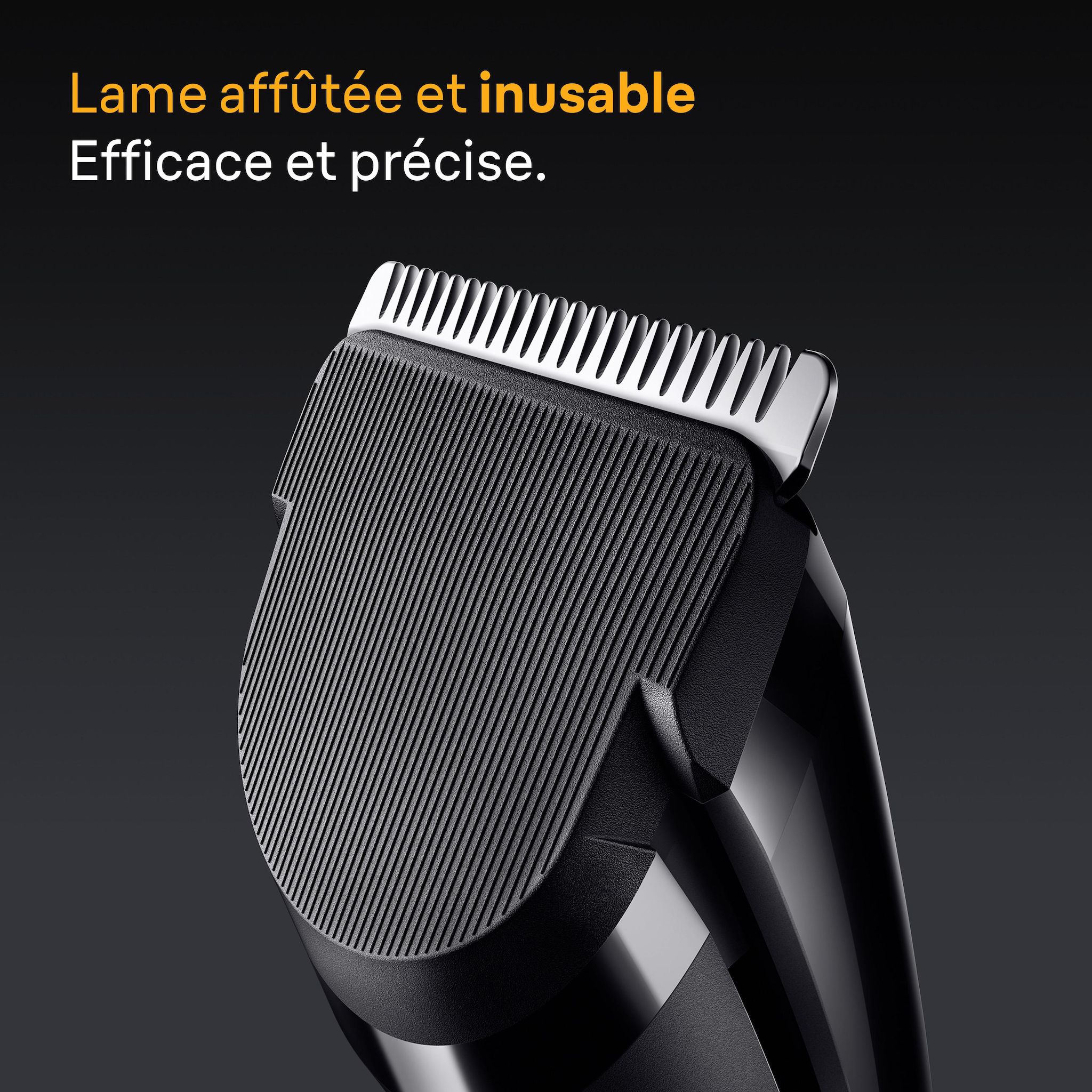 Voir la diapositive 7 : BRAUN Tondeuse cheveux HC5510 - Noir