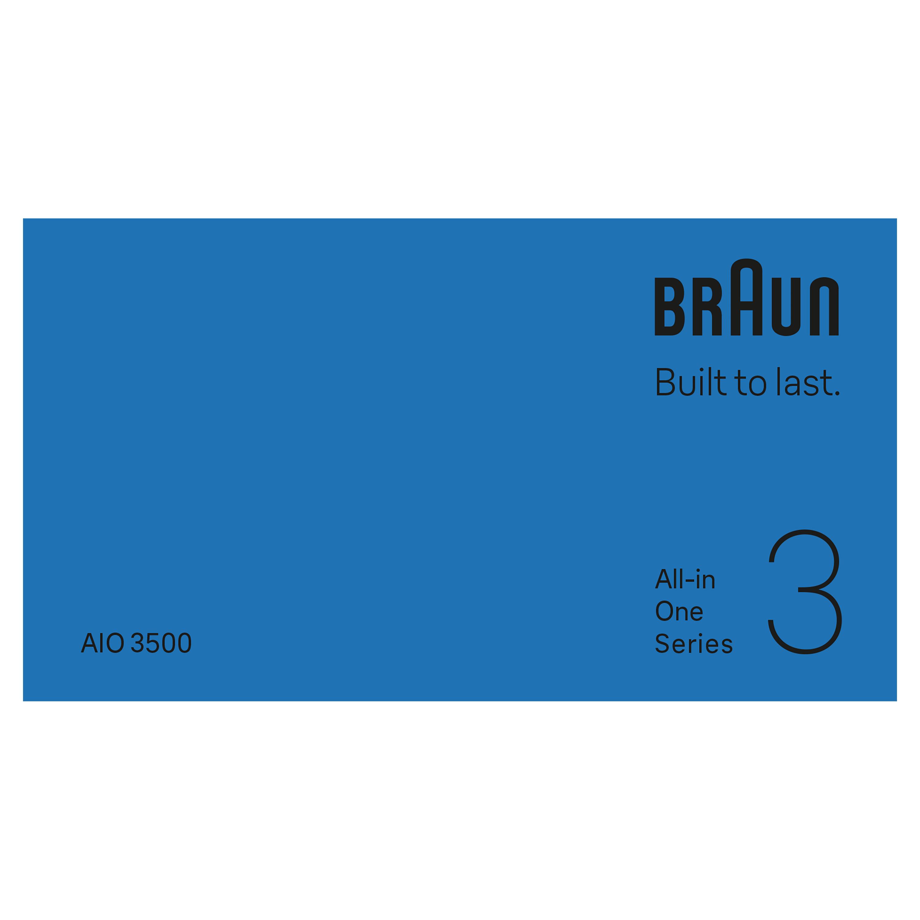 Voir la diapositive 13 : BRAUN Tondeuse multifonction AIO3500 - Gris