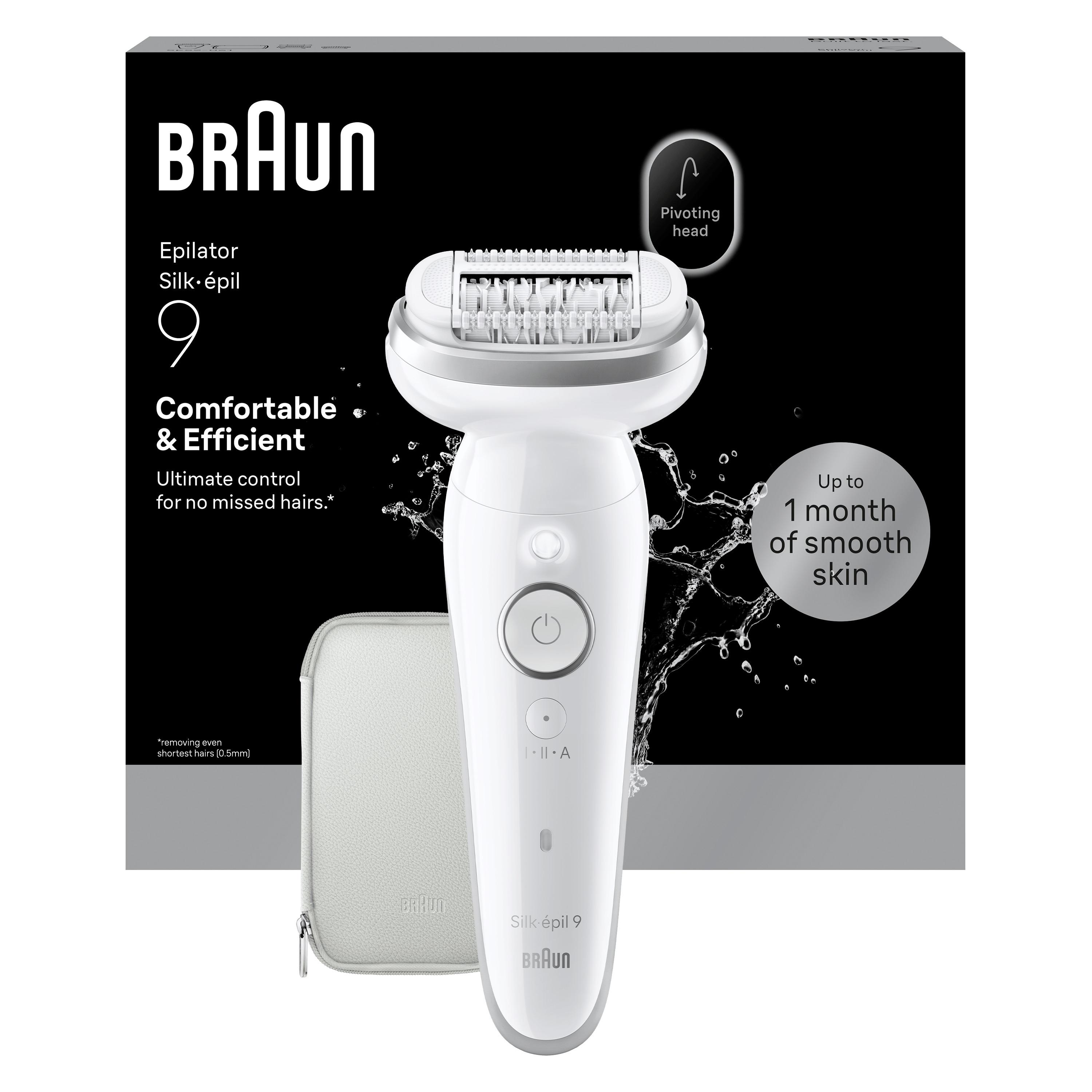 BRAUN Épilateur SES9-000 - Blanc
