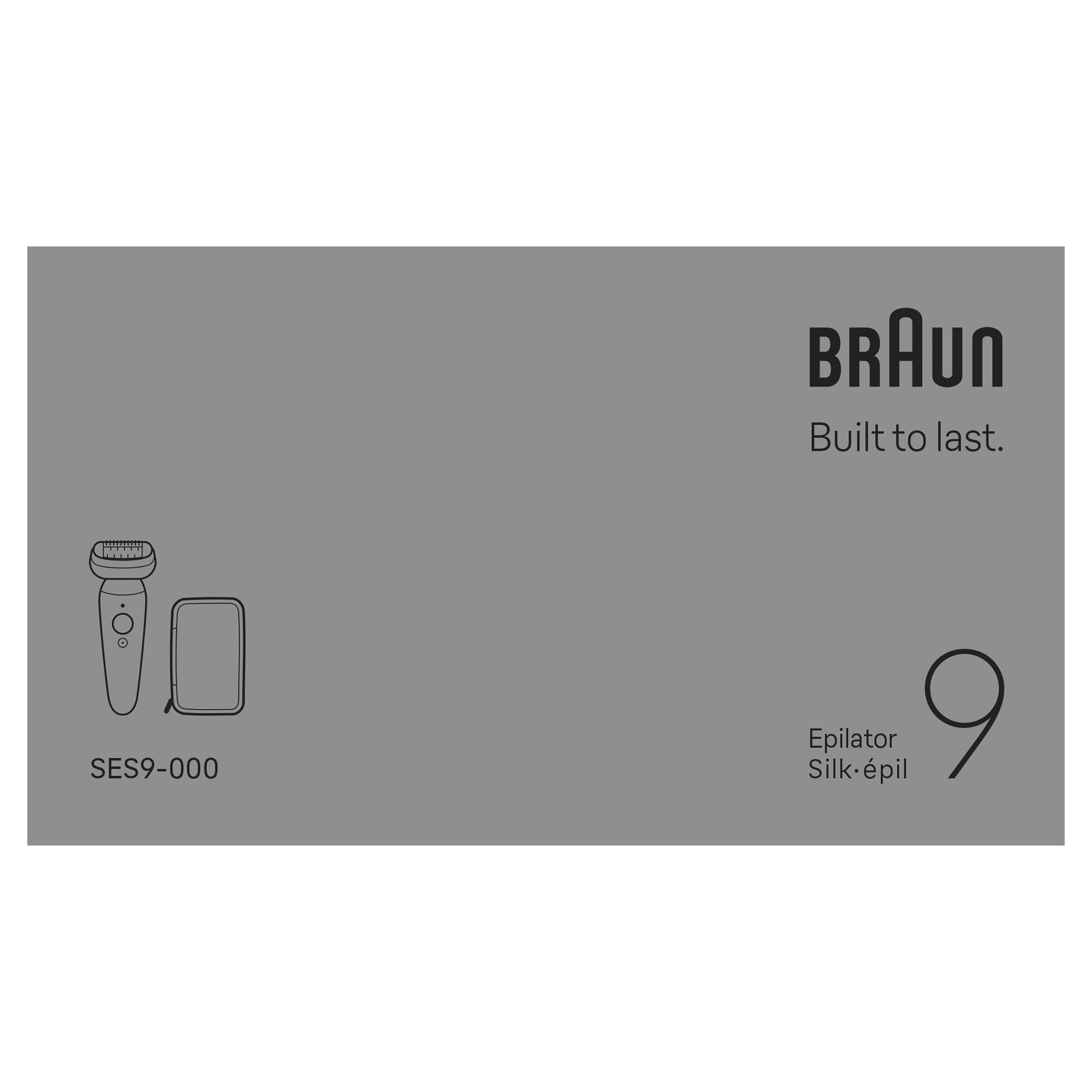 Voir la diapositive 11 : BRAUN Épilateur SES9-000 - Blanc