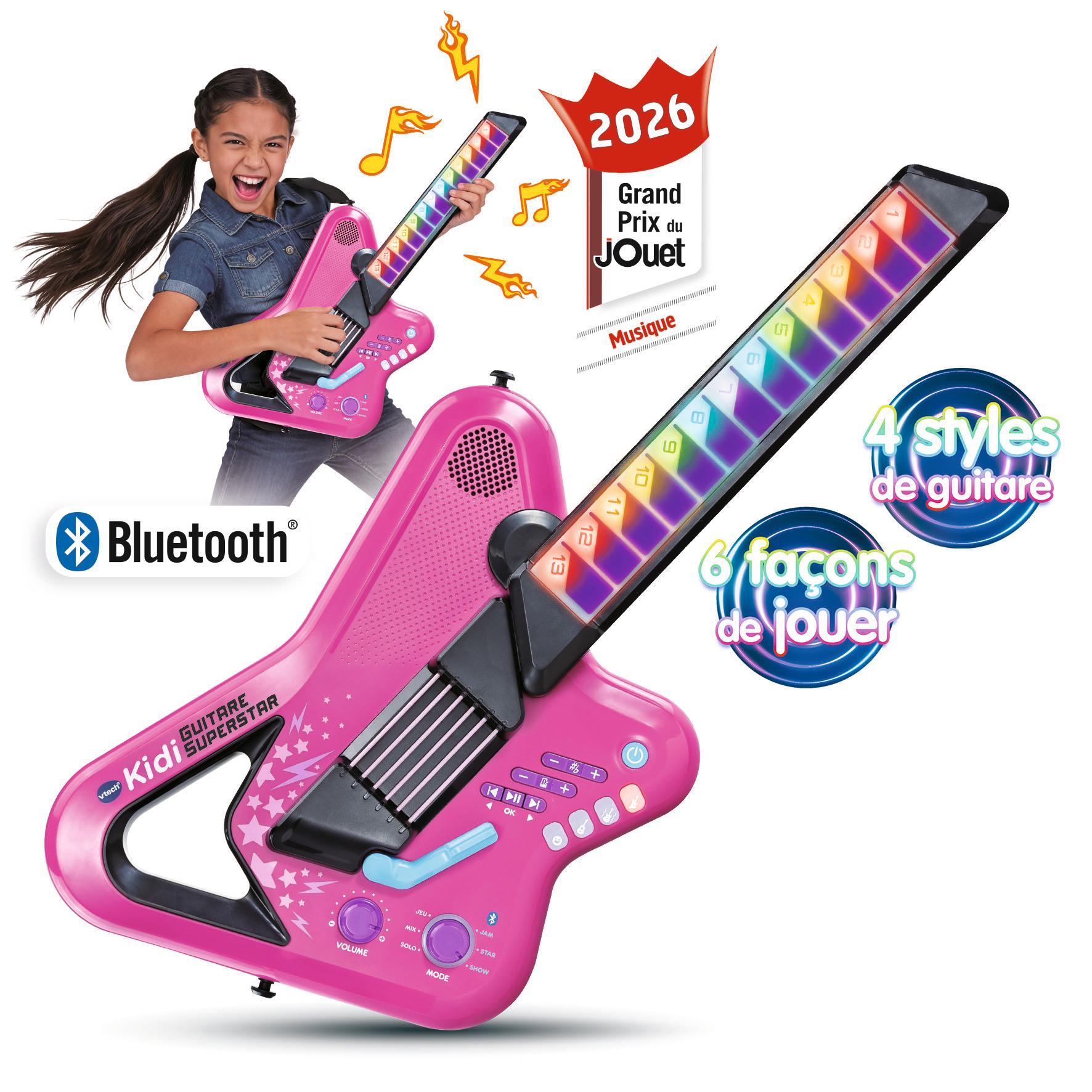 VTECH Kidi Guitare Super Star - Rose