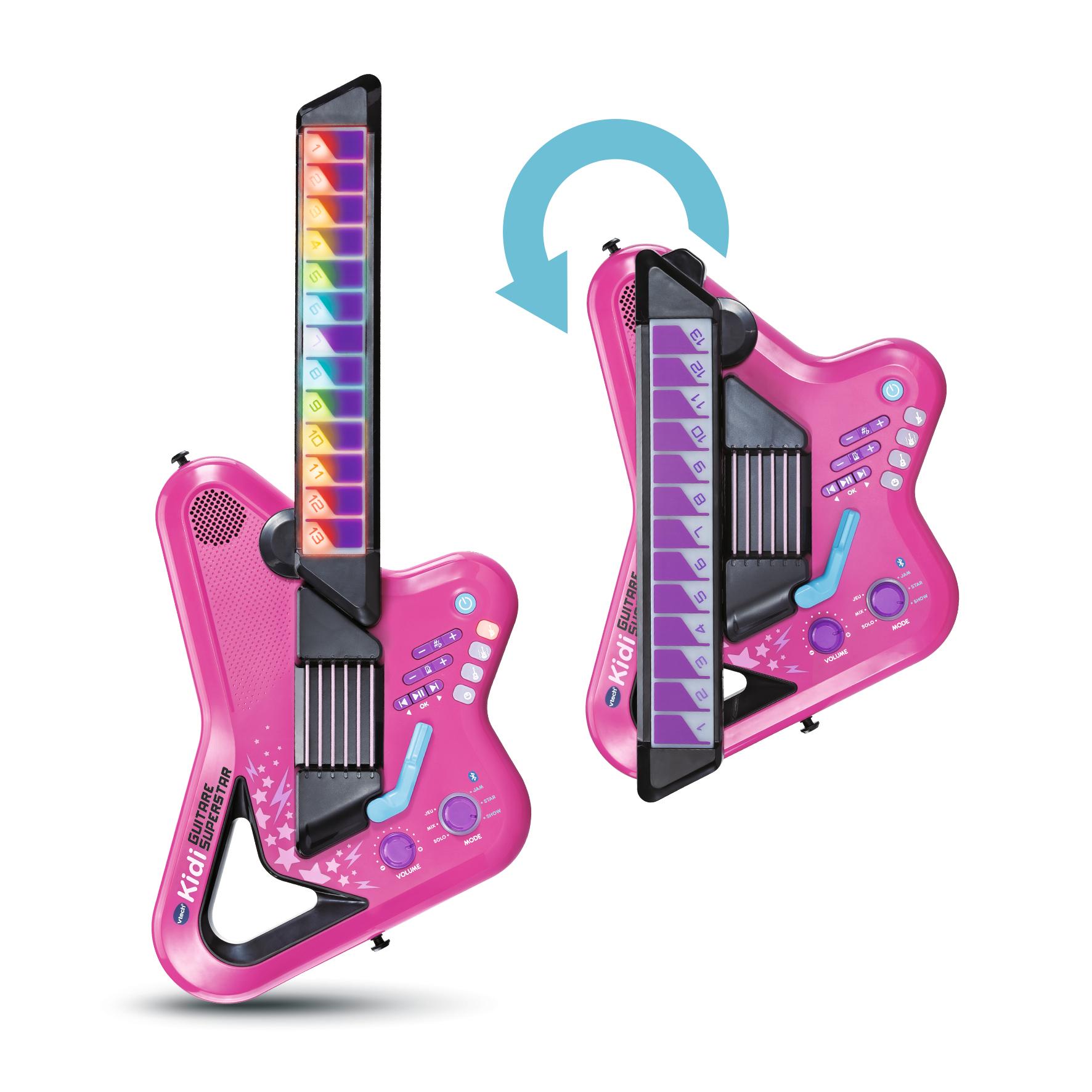 Voir la diapositive 2 : VTECH Kidi Guitare Super Star - Rose