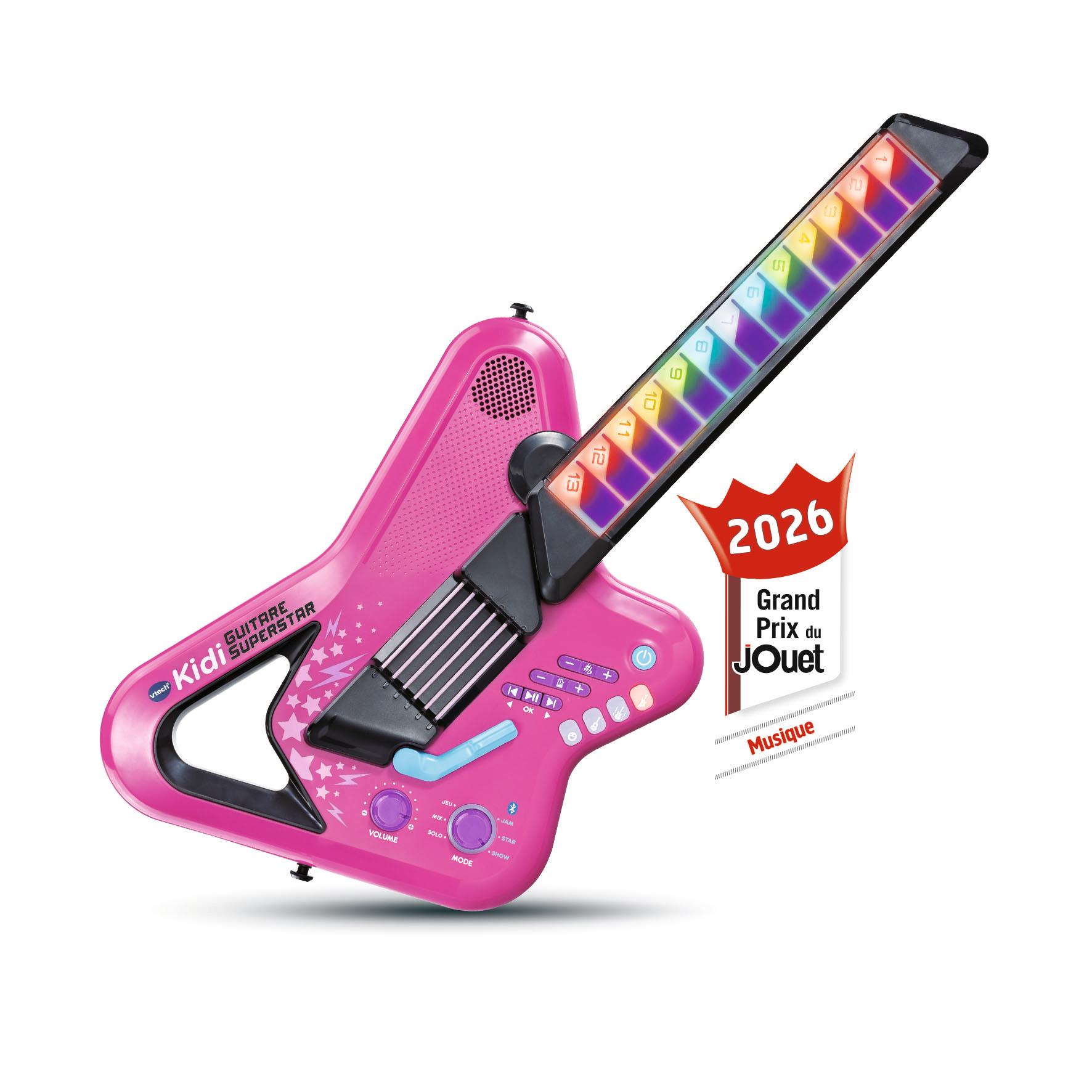 Voir la diapositive 8 : VTECH Kidi Guitare Super Star - Rose