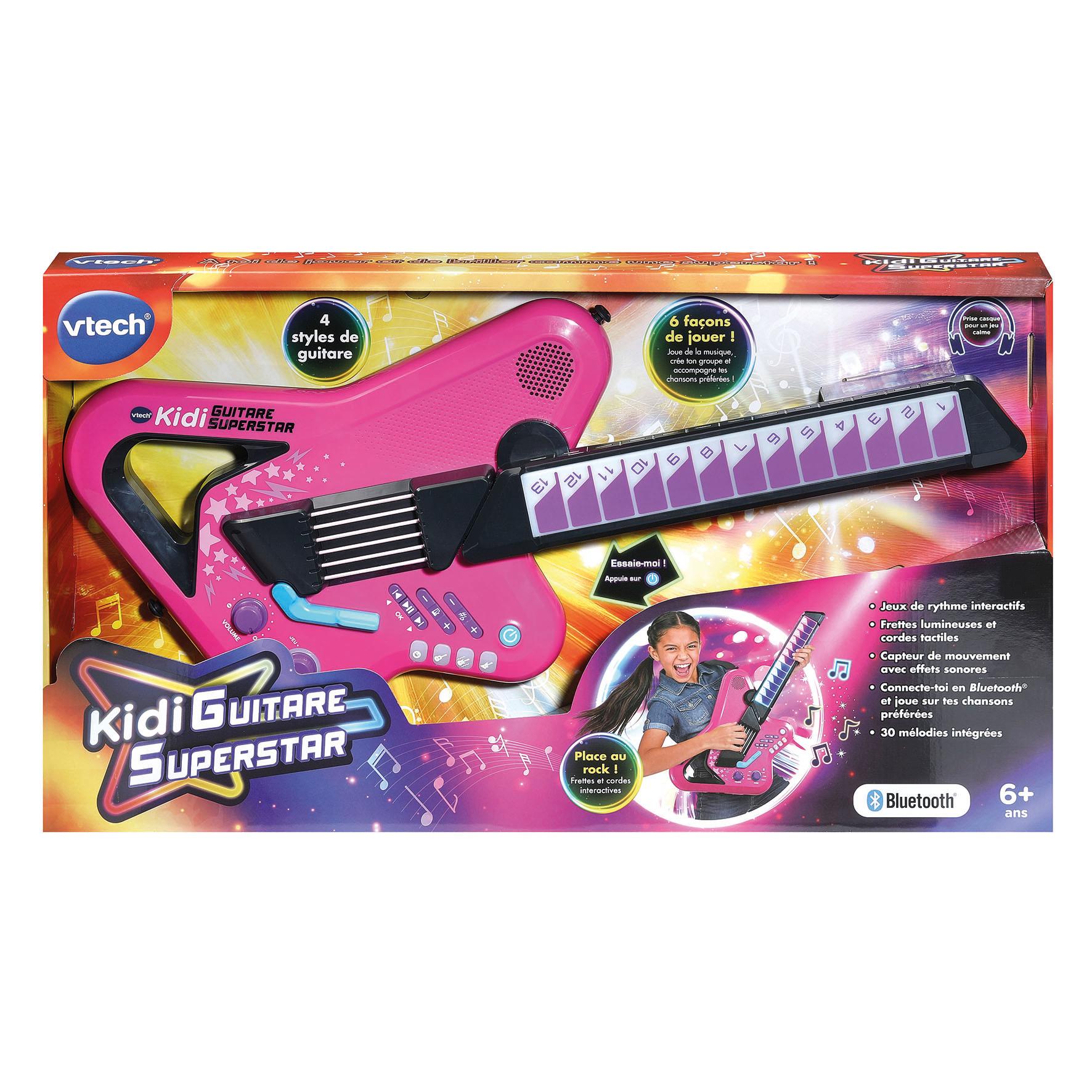 Voir la diapositive 3 : VTECH Kidi Guitare Super Star - Rose