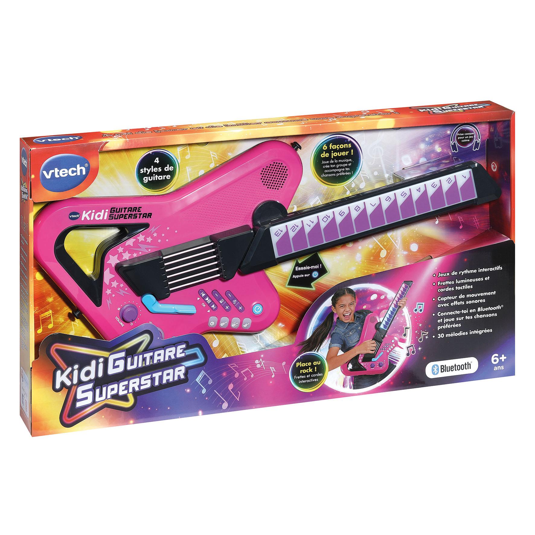 Voir la diapositive 5 : VTECH Kidi Guitare Super Star - Rose