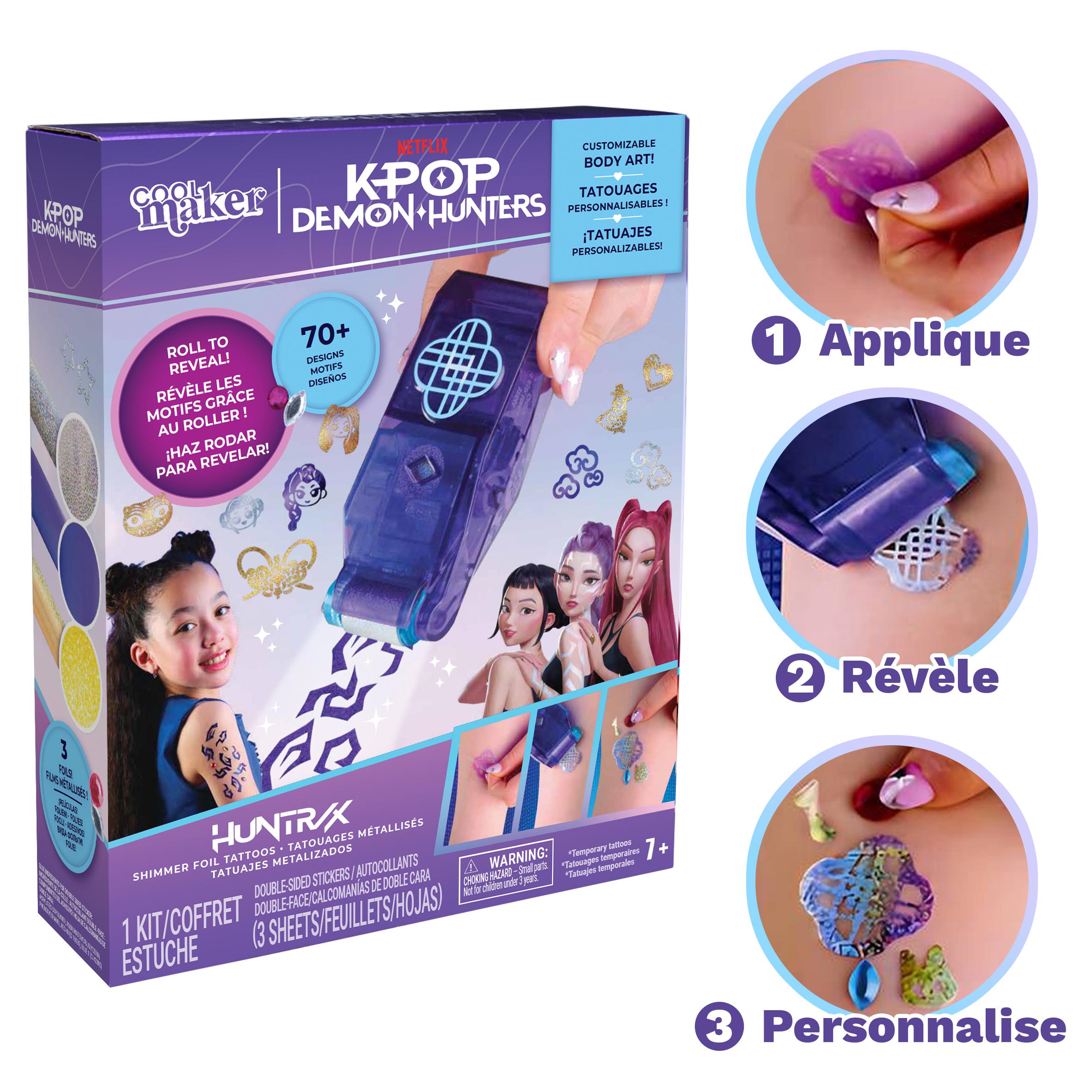 SPIN MASTER Kit de tatouage K-Pop Demon Hunters