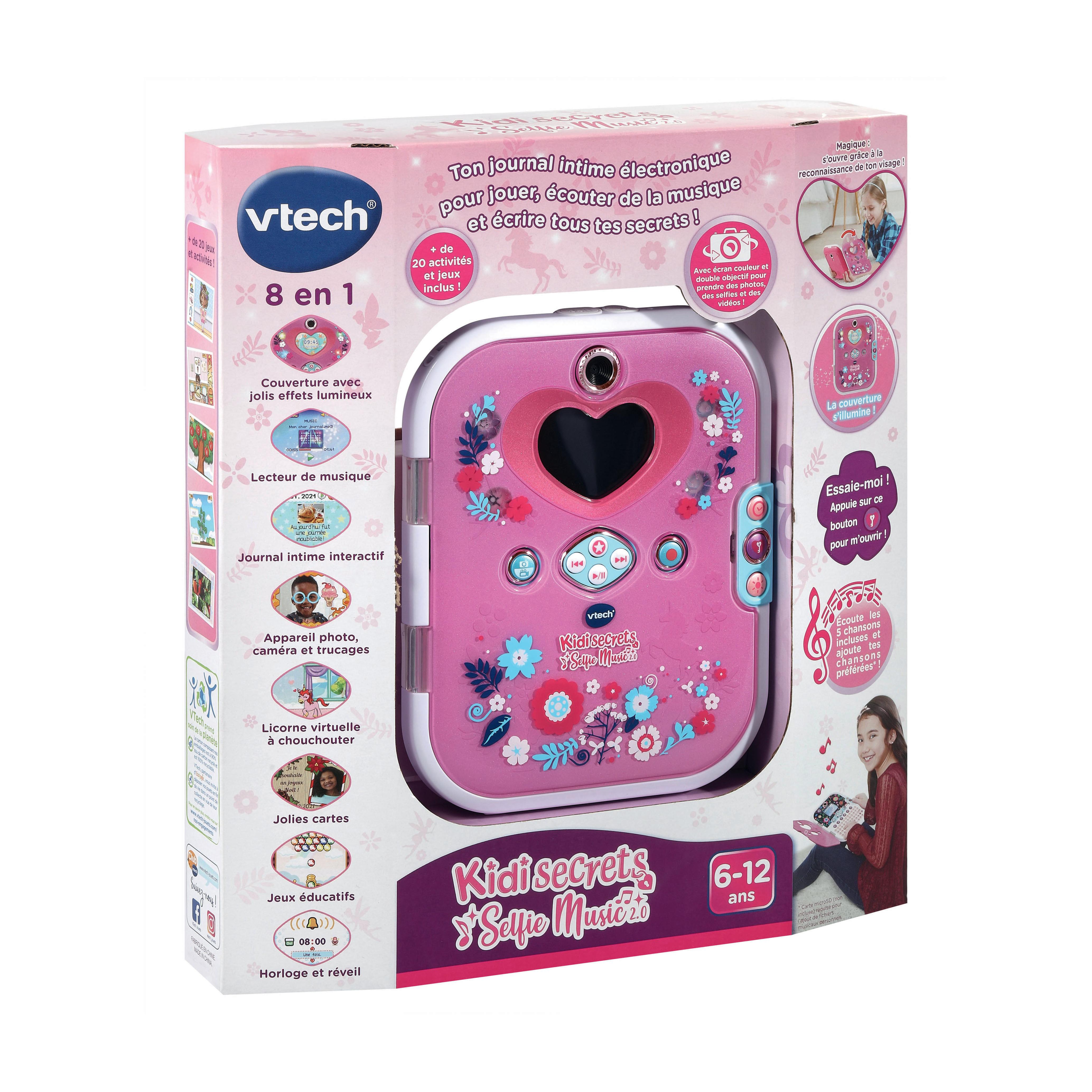 Voir la diapositive 2 : VTECH Kidi Secrets Self Music 2.0 - Rose