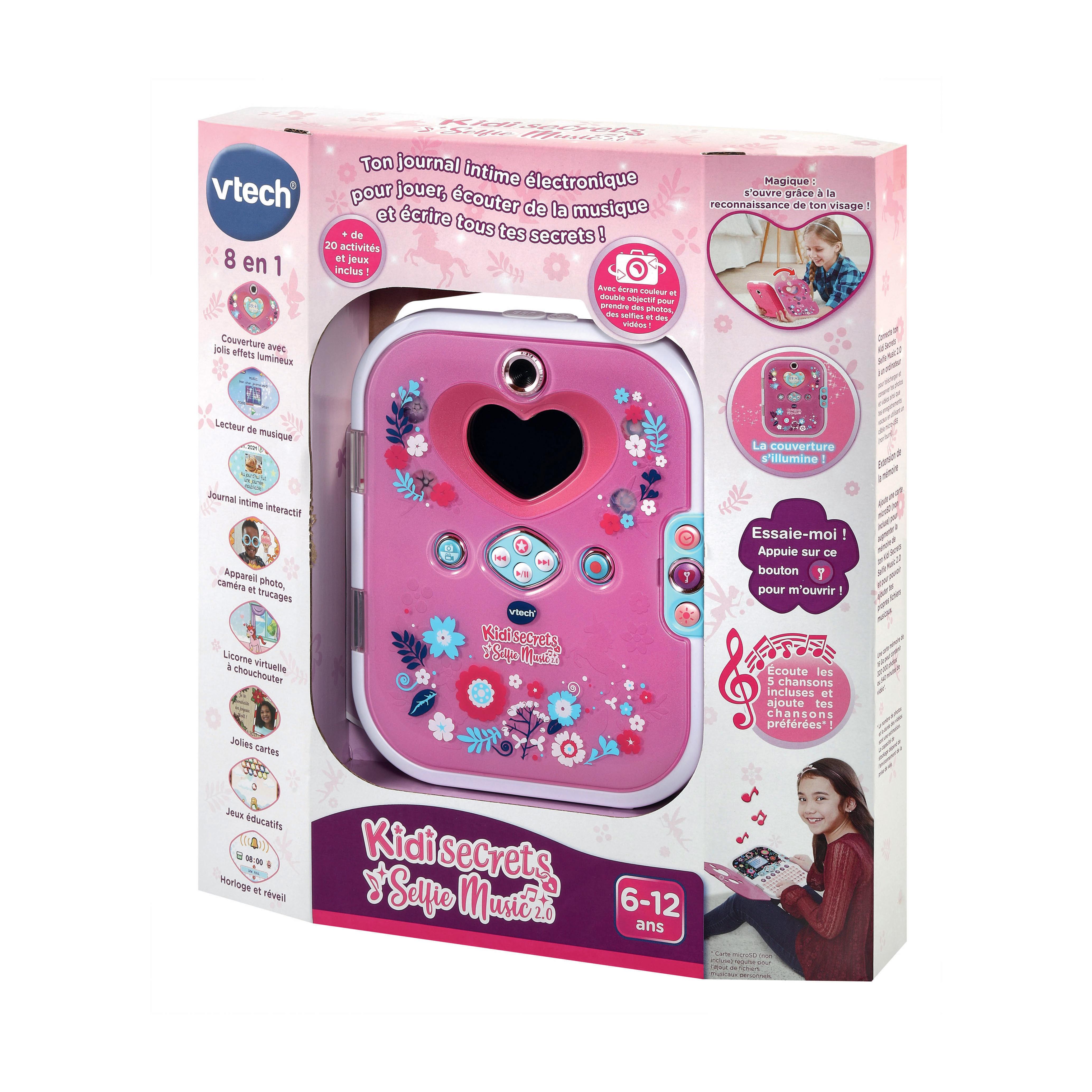Voir la diapositive 3 : VTECH Kidi Secrets Self Music 2.0 - Rose