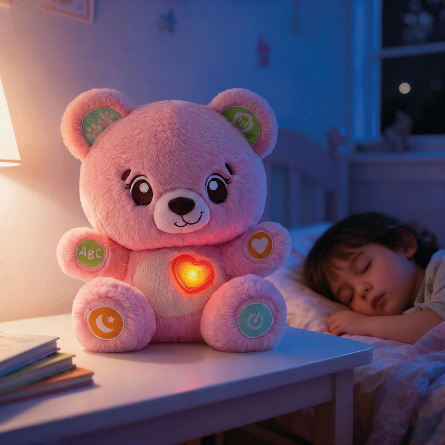 Voir la diapositive 4 : VTECH Peluche Bonbon mon Ourson à personnaliser - Rose