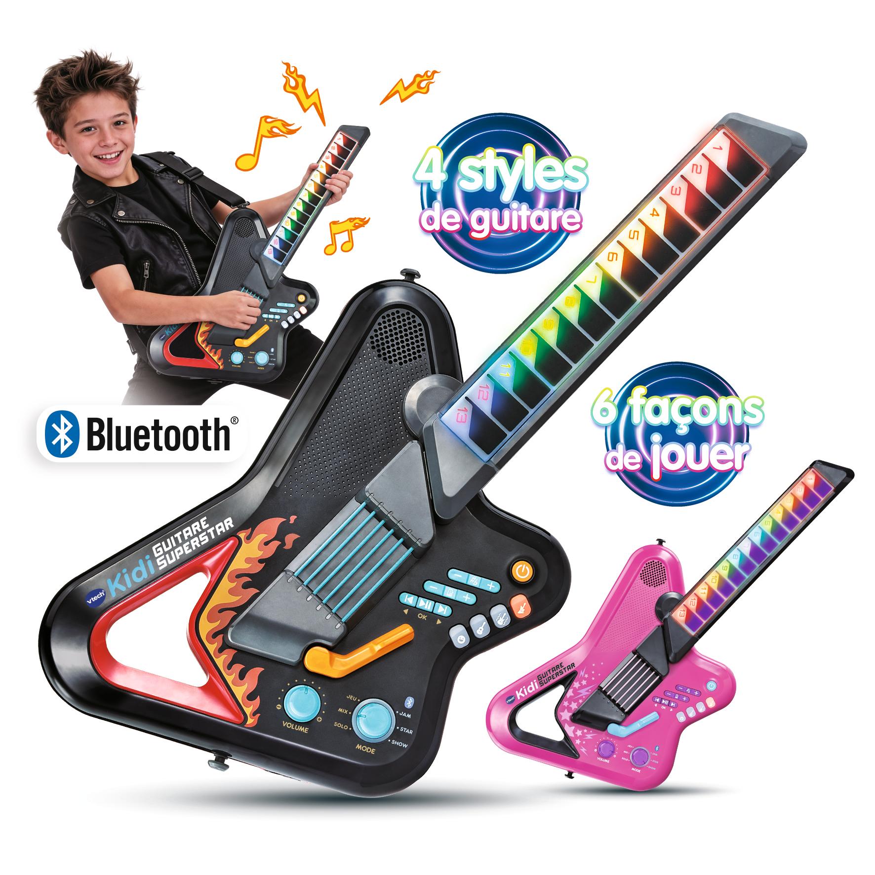 Voir la diapositive 2 : VTECH Kidi Guitare Super Star - Noir