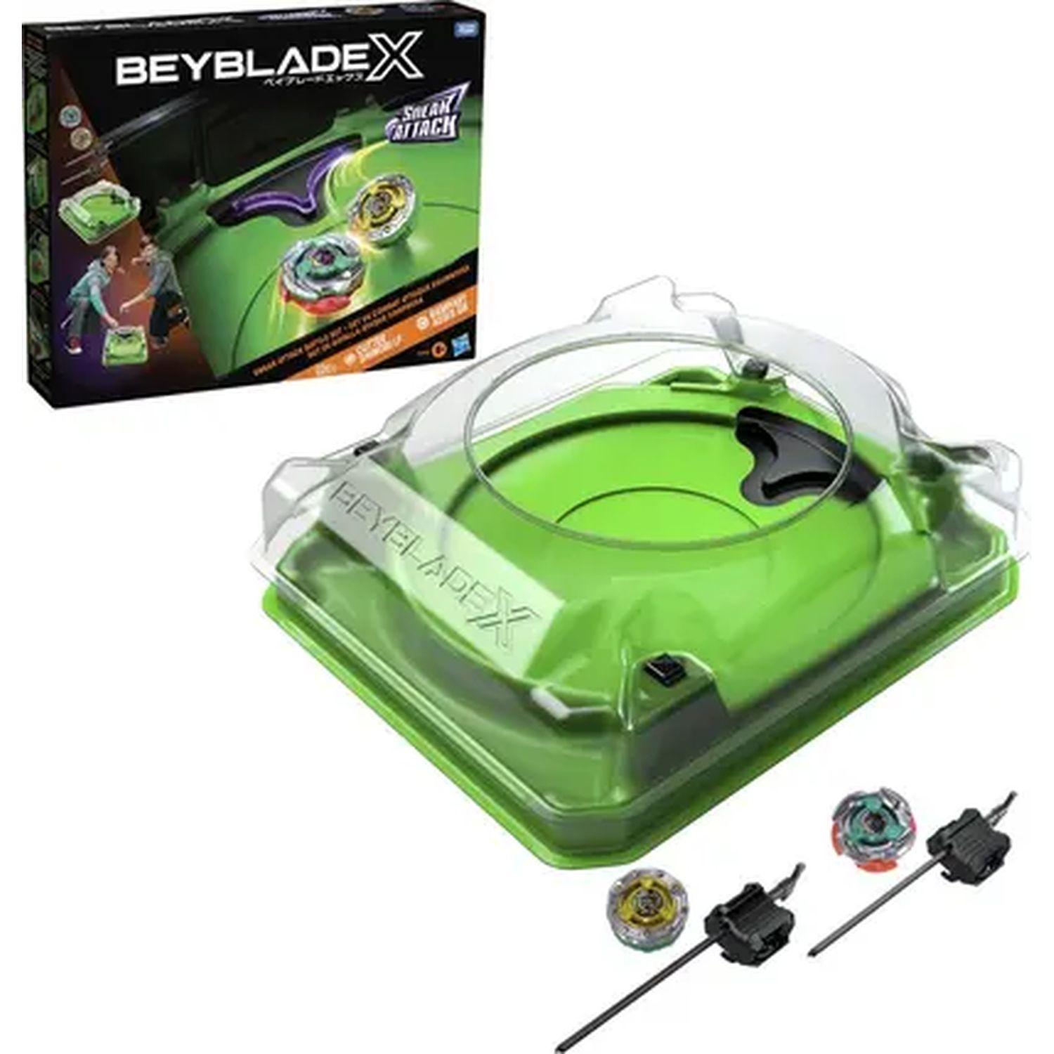 Voir la diapositive 2 : HASBRO Set de Combat Attaque sournoise BeybladeX