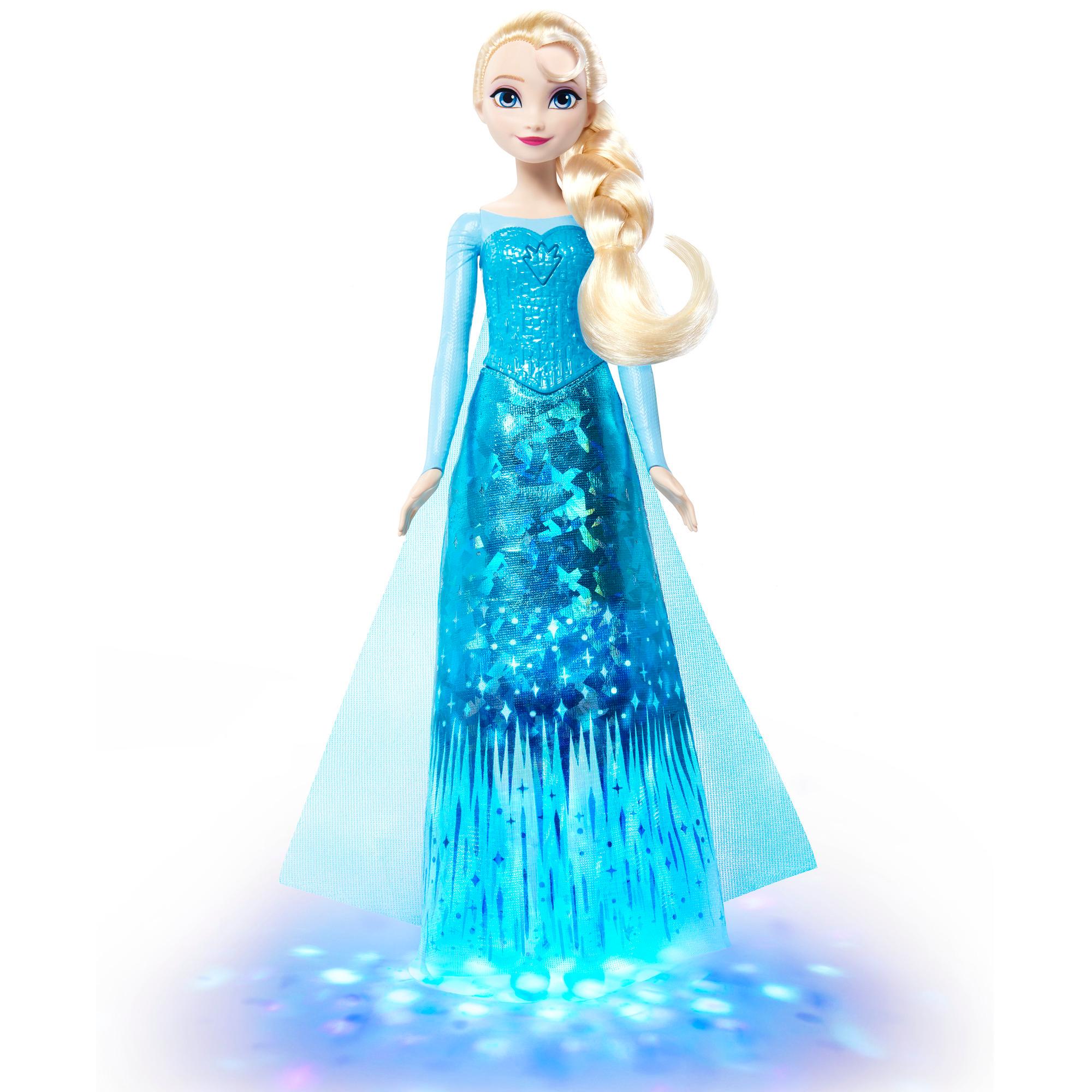 Voir la diapositive 2 : MATTEL Poupée Elsa, Chant et Lumière