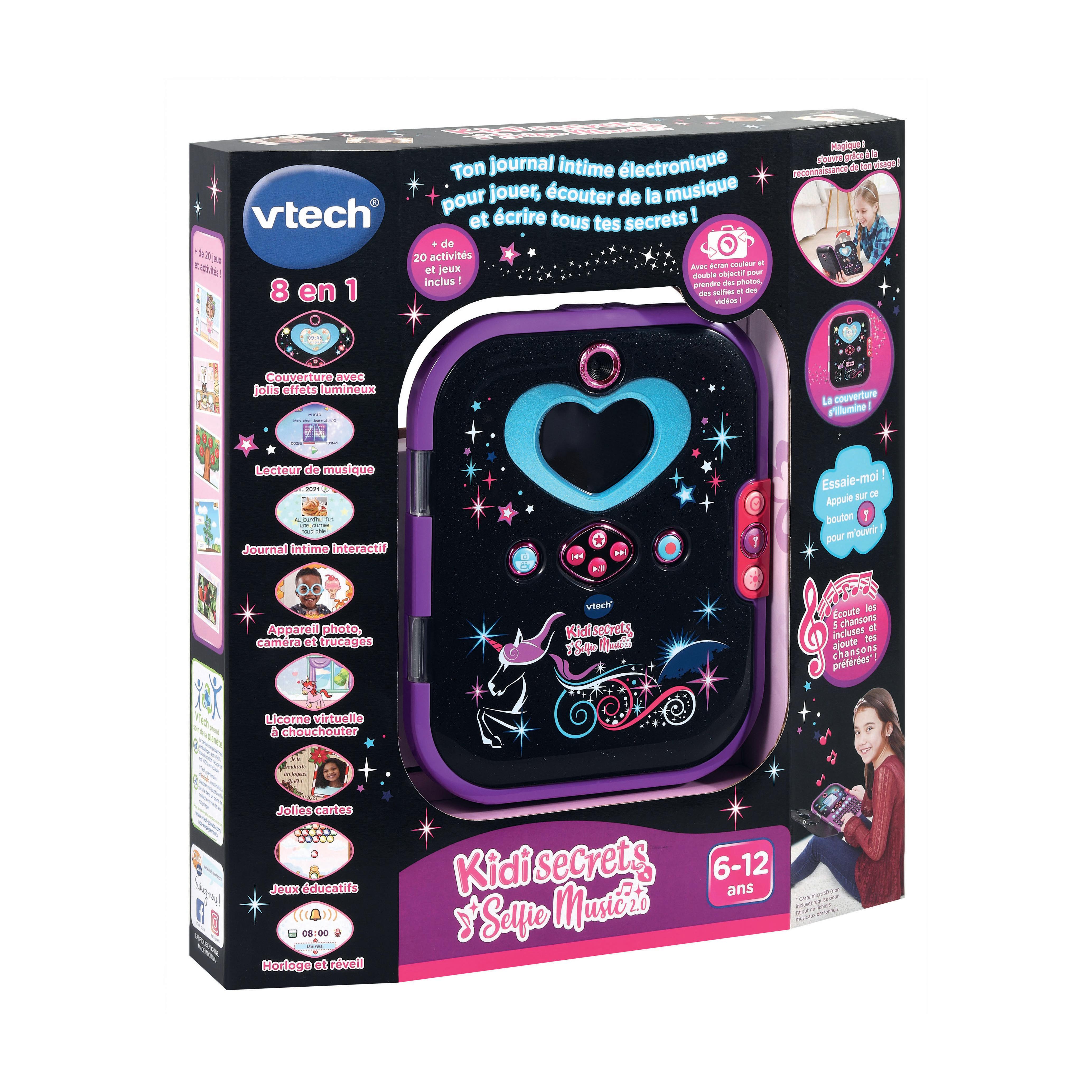 Voir la diapositive 2 : VTECH Kidi Secrets Self Music 2.0 - Noir