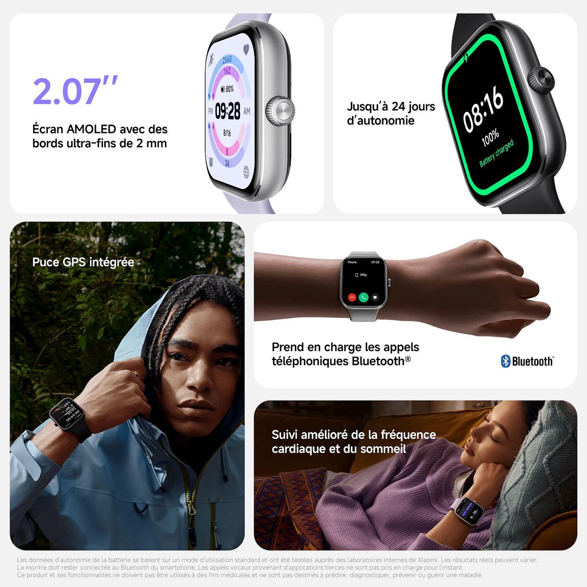 Voir la diapositive 5 : XIAOMI Montre connectée Redmi Watch 5 - Noir