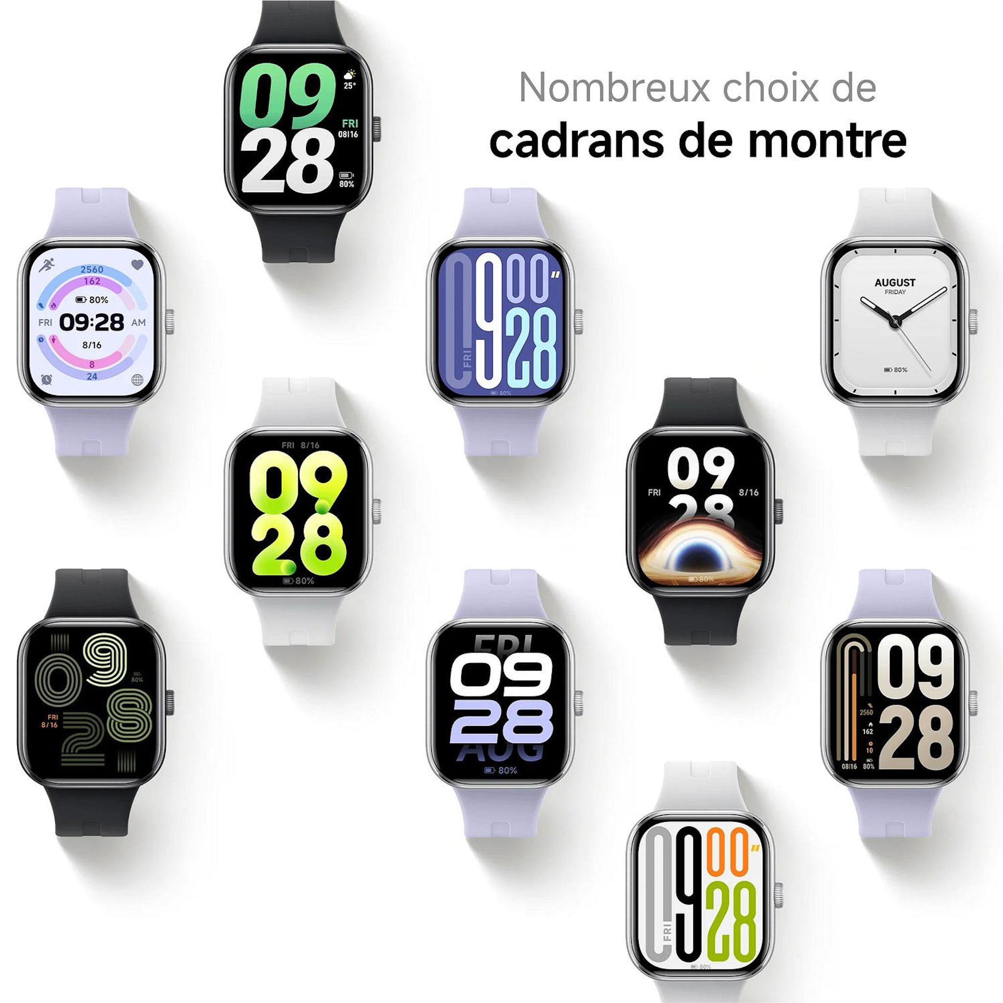 Voir la diapositive 7 : XIAOMI Montre connectée Redmi Watch 5 - Noir