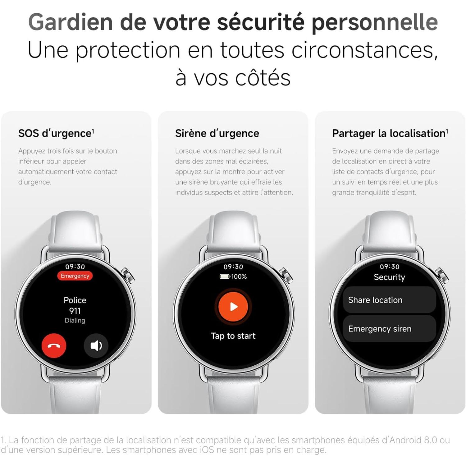 Voir la diapositive 9 : XIAOMI Montre connectée Redmi Watch S4 41mm - Noir