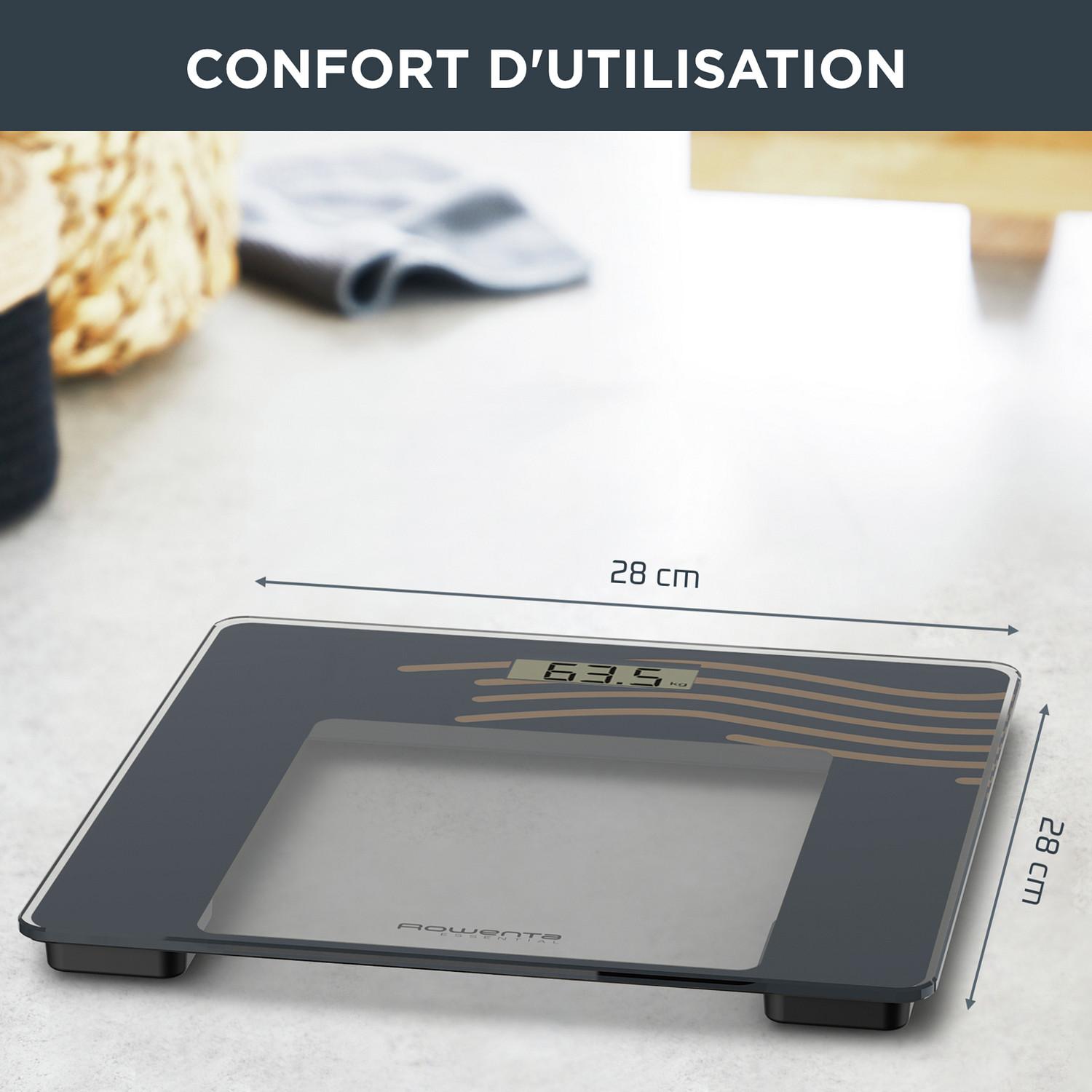 Voir la diapositive 4 : ROWENTA Pèse personne BS1330V0 - Gris
