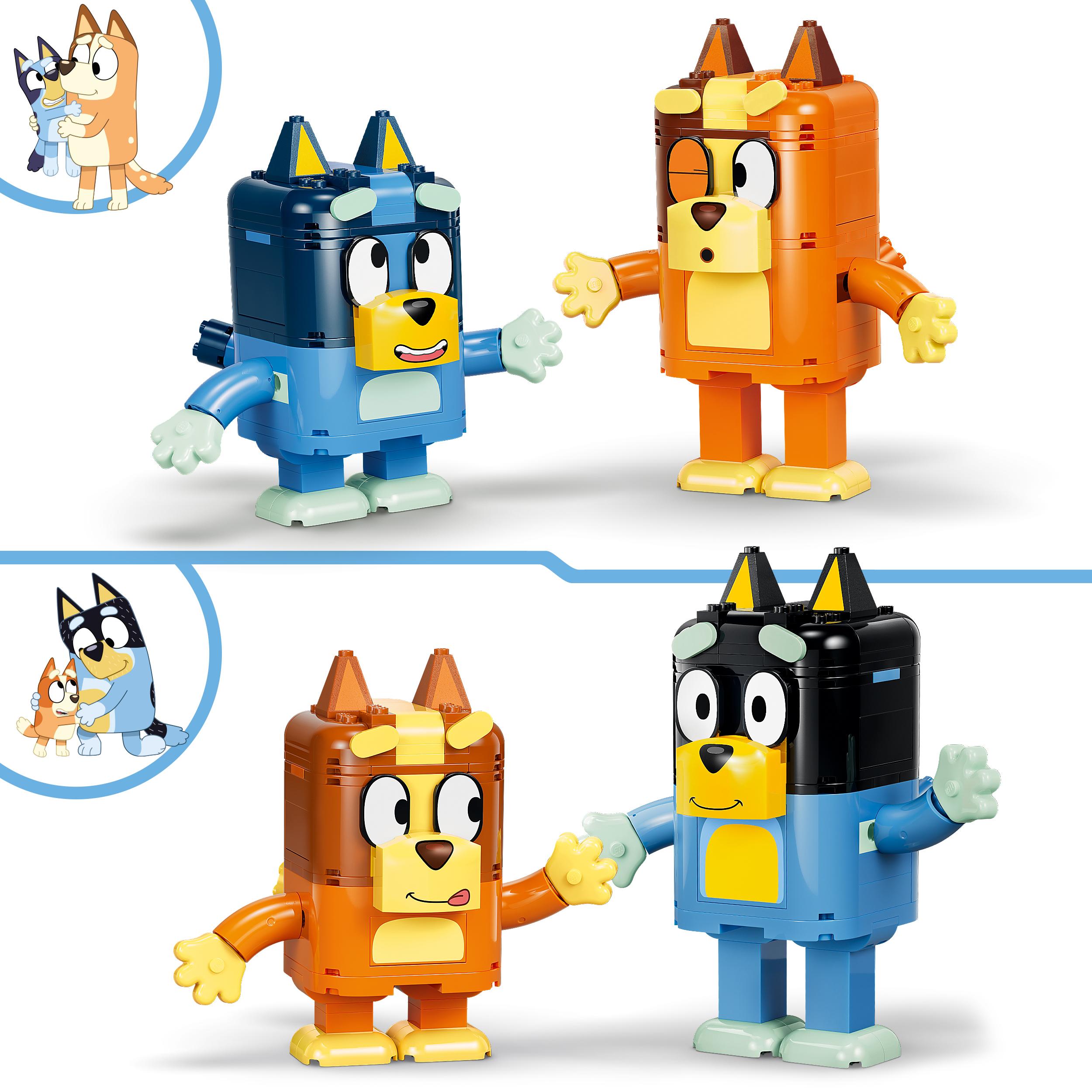 Voir la diapositive 4 : LEGO LEGO Bluey 11217 La Famille de Bluey en Briques - Jeu Créatif dès 5 ans Fille ou Garçon