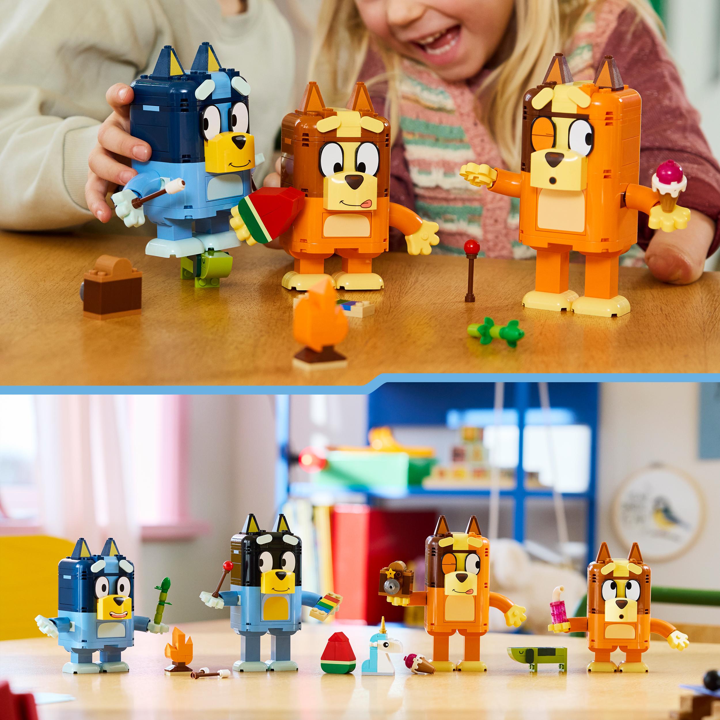Voir la diapositive 6 : LEGO LEGO Bluey 11217 La Famille de Bluey en Briques - Jeu Créatif dès 5 ans Fille ou Garçon