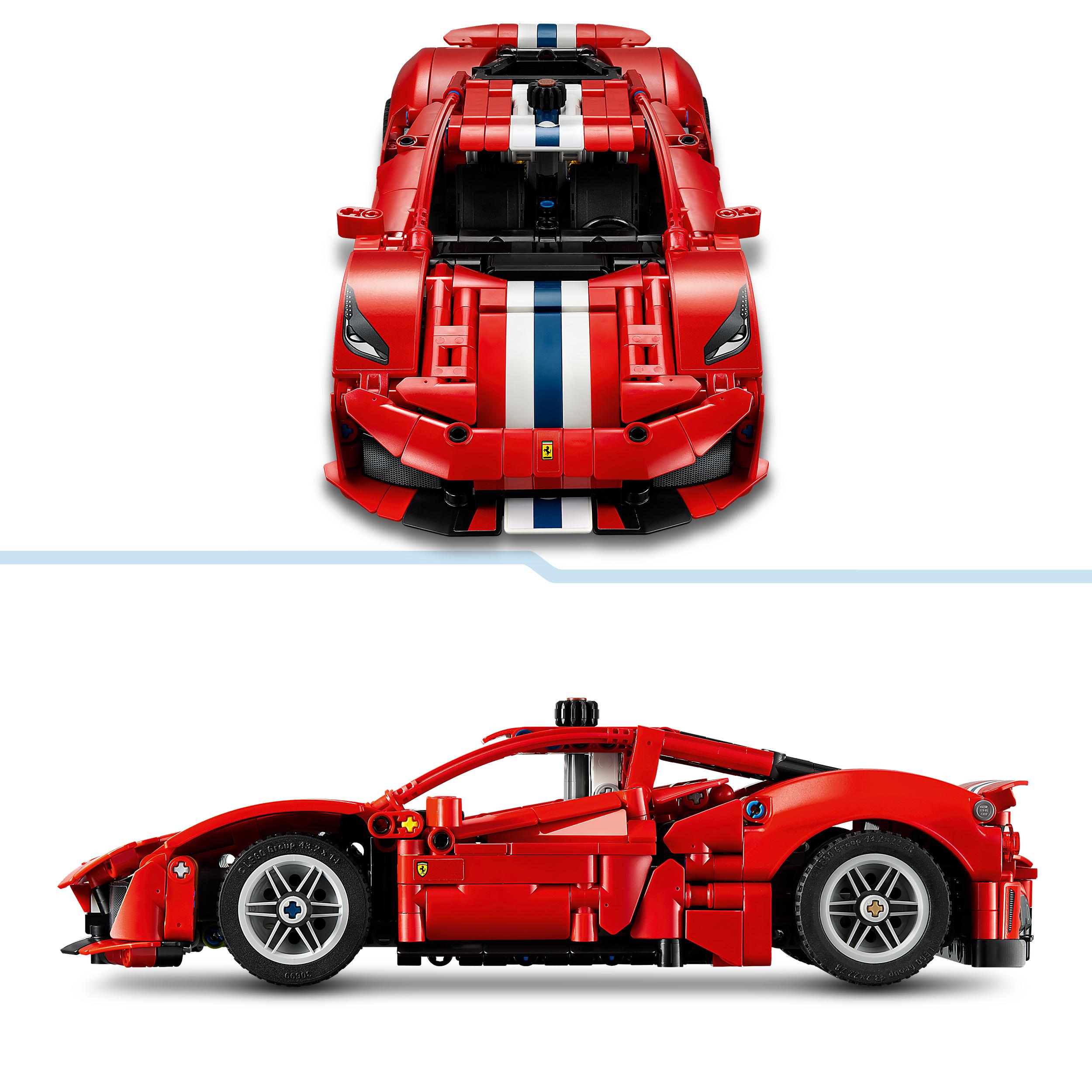 Voir la diapositive 4 : LEGO Technic 42235 - Voiture Ferrari 488 Pista