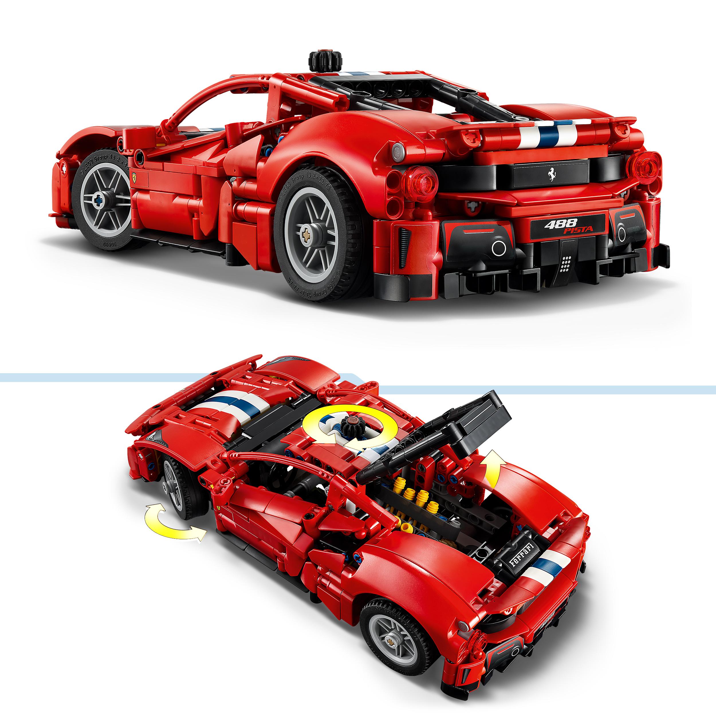 Voir la diapositive 5 : LEGO Technic 42235 - Voiture Ferrari 488 Pista