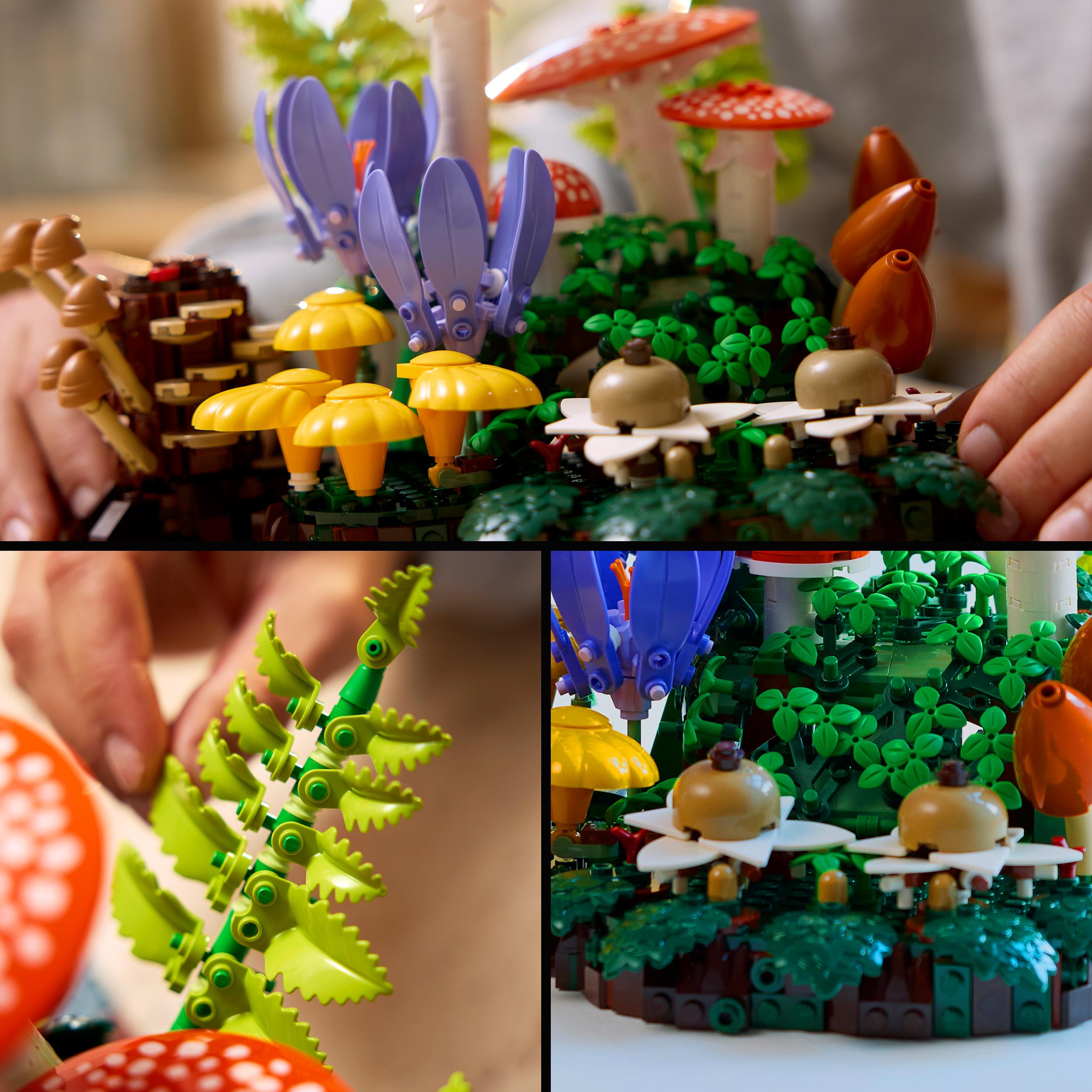 Voir la diapositive 6 : LEGO LEGO Botanicals 11505 Les Champignons des Bois - Set pour Adulte - Plantes Artificielles