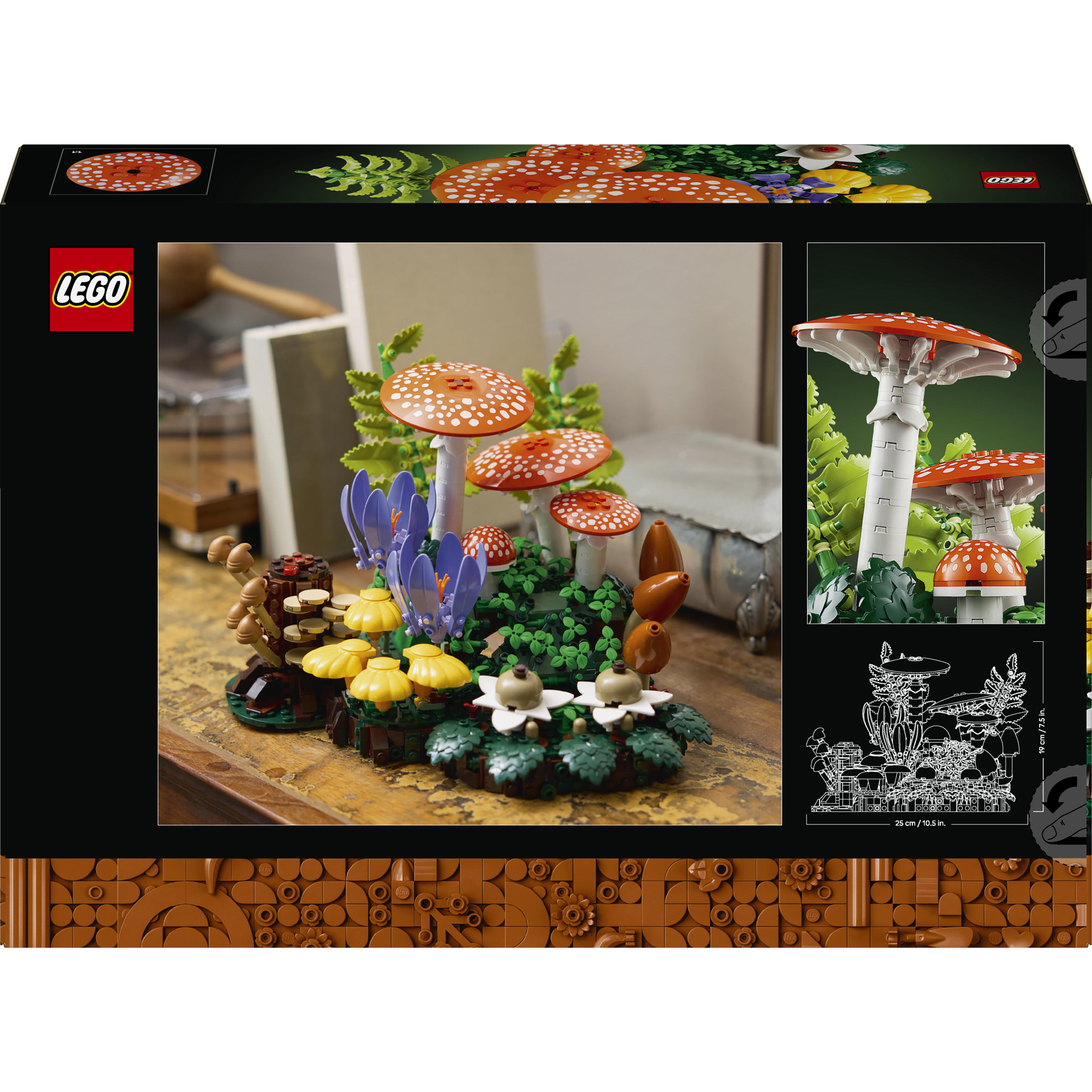 Voir la diapositive 7 : LEGO LEGO Botanicals 11505 Les Champignons des Bois - Set pour Adulte - Plantes Artificielles