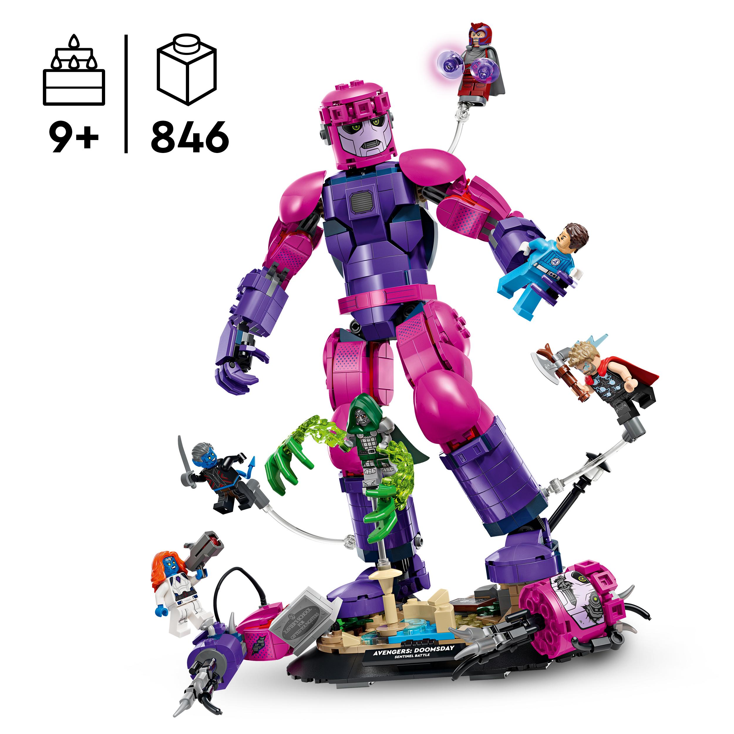 Voir la diapositive 3 : LEGO Marvel 76348 - Le Combat légendaire Avengers : Doomsday